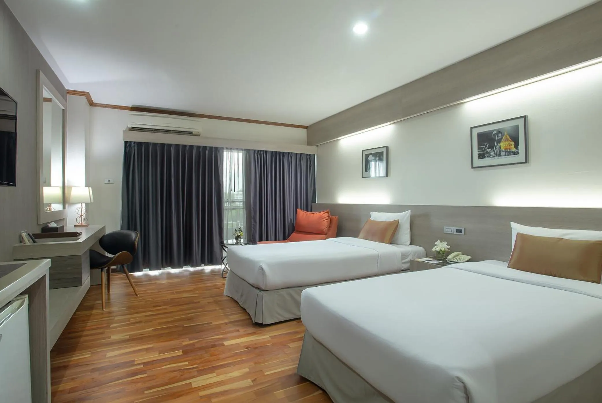 Bed in Khum Phucome Hotel -SHA Extra Plus