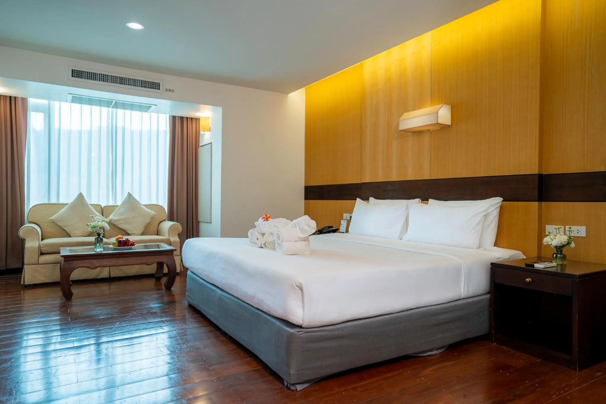 Bed in Khum Phucome Hotel -SHA Extra Plus