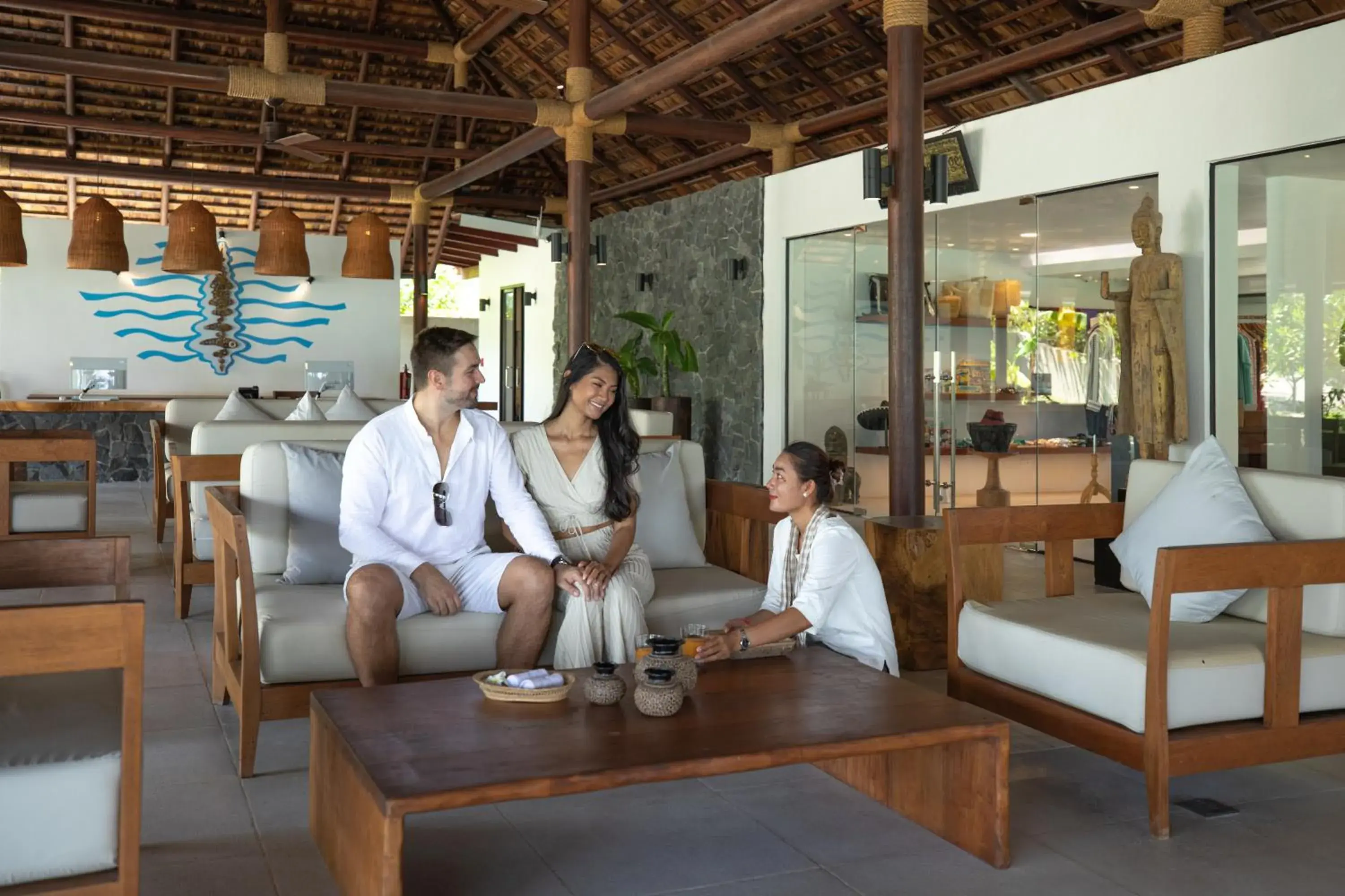 Lobby or reception in The Royal Sands Koh Rong Lobby or reception in The Royal Sands Koh Rong