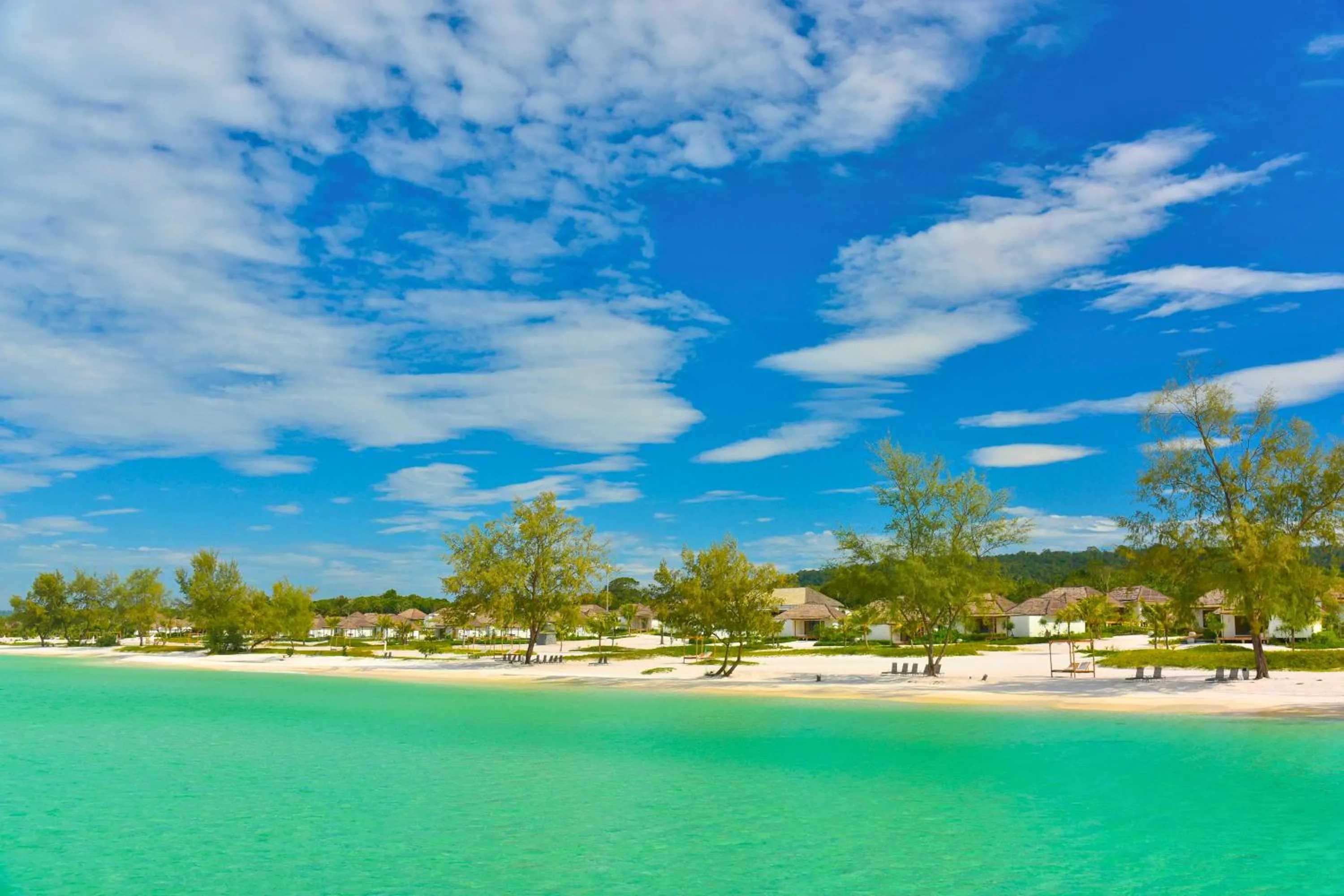 Beach in The Royal Sands Koh Rong