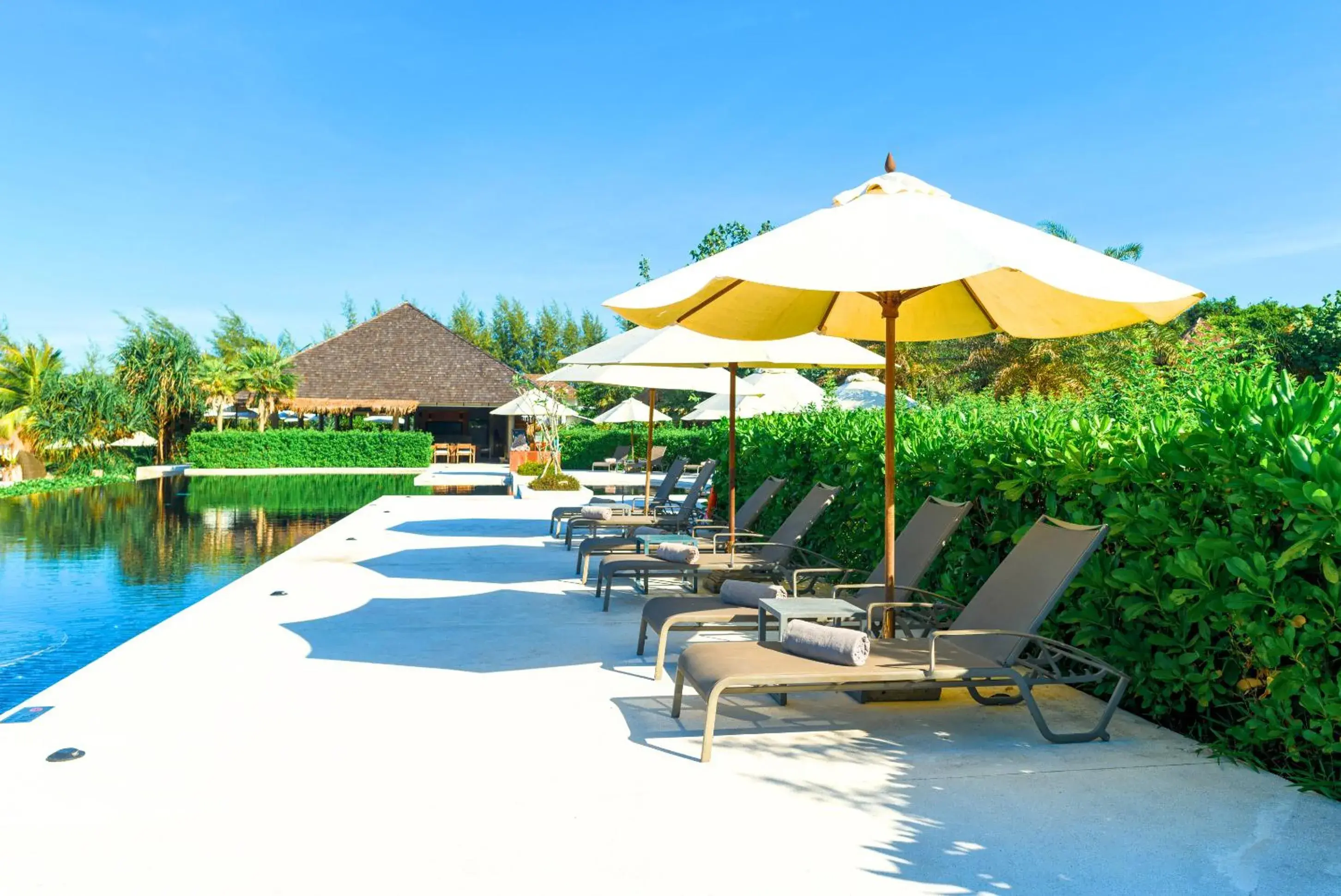 Swimming pool in The Royal Sands Koh Rong Swimming pool in The Royal Sands Koh Rong