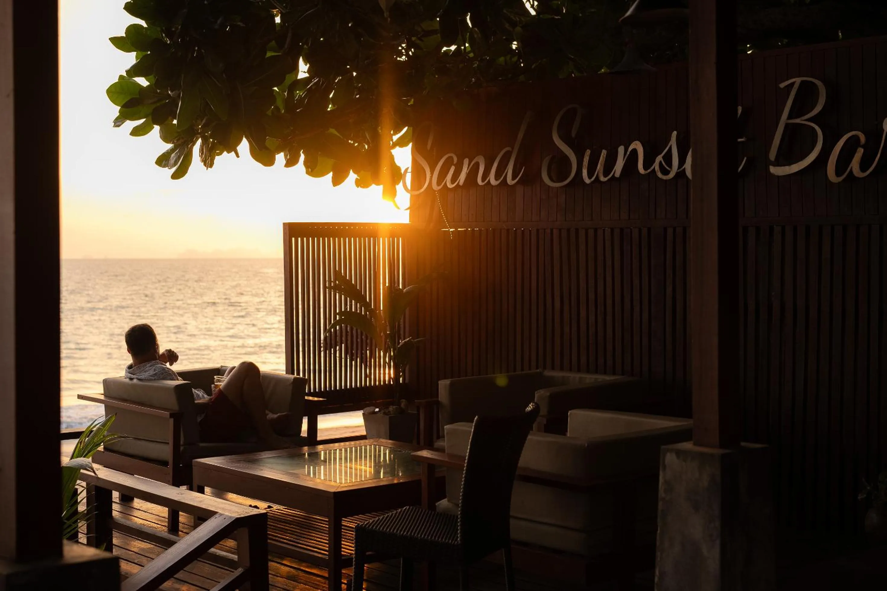 Patio in Lanta Sand Resort & Spa