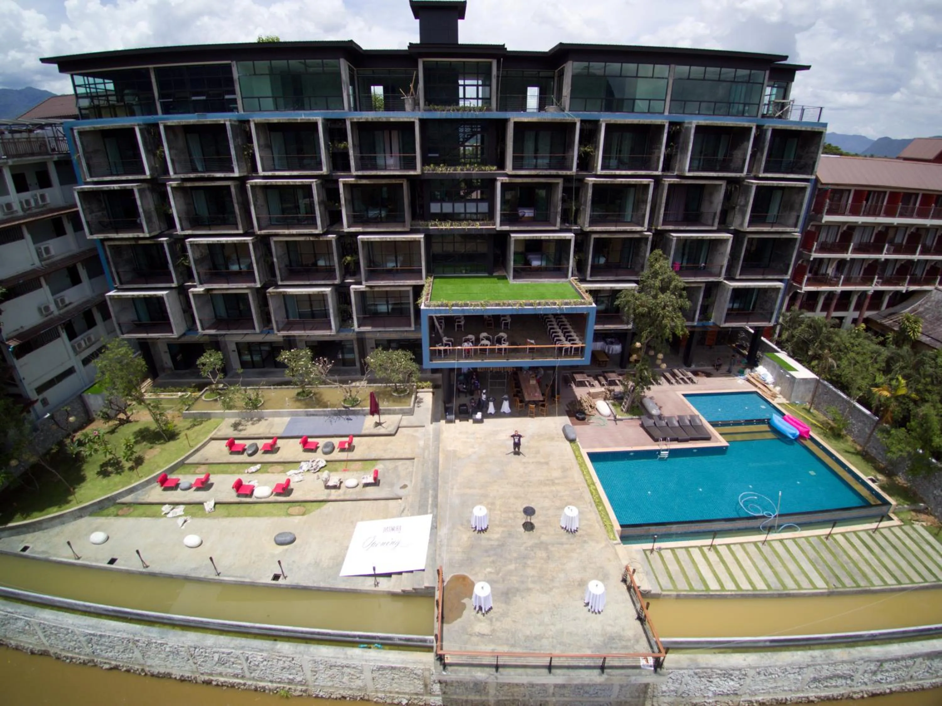 Nearby landmark in Inthira Vangvieng