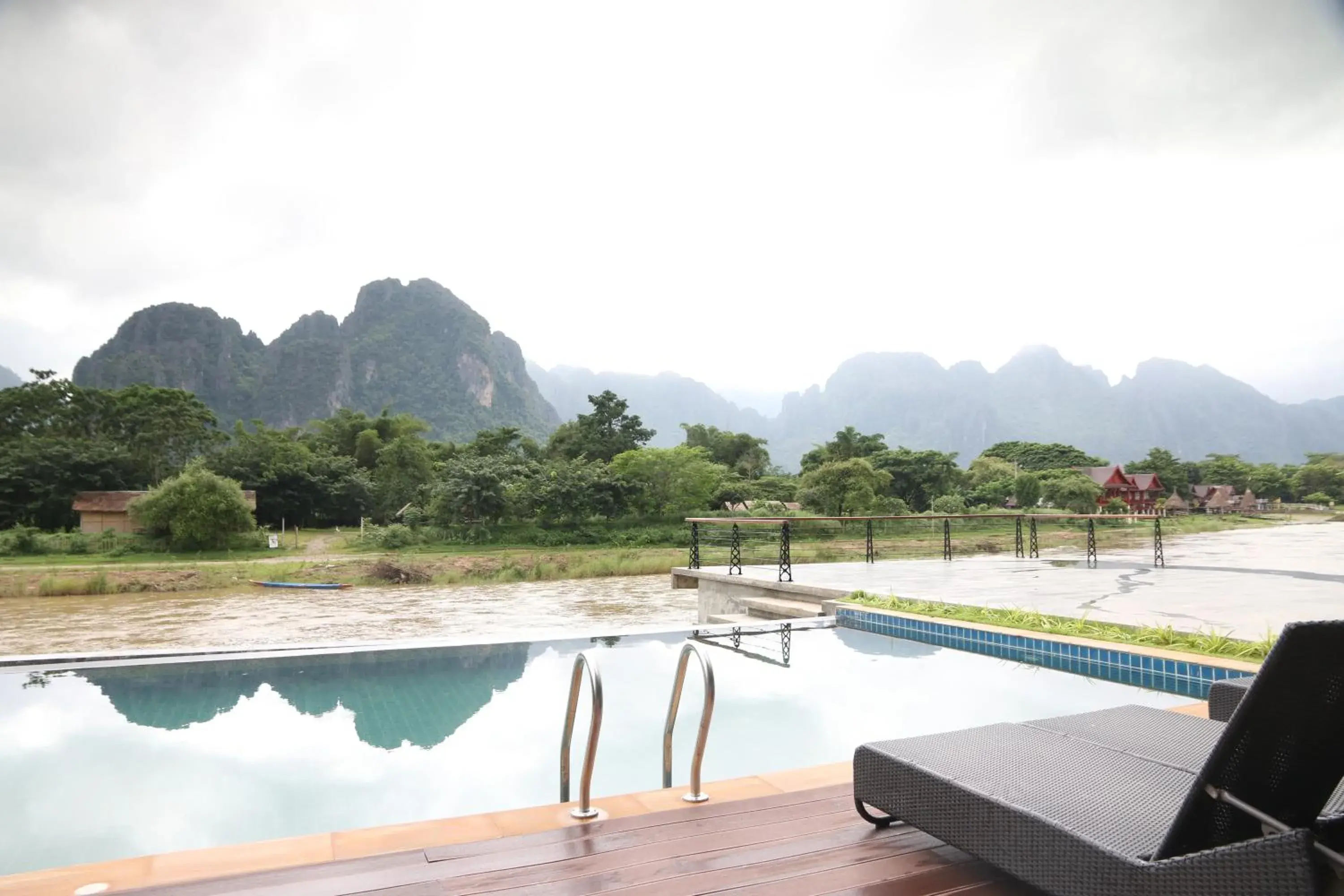 Mountain view in Inthira Vangvieng Mountain view in Inthira Vangvieng
