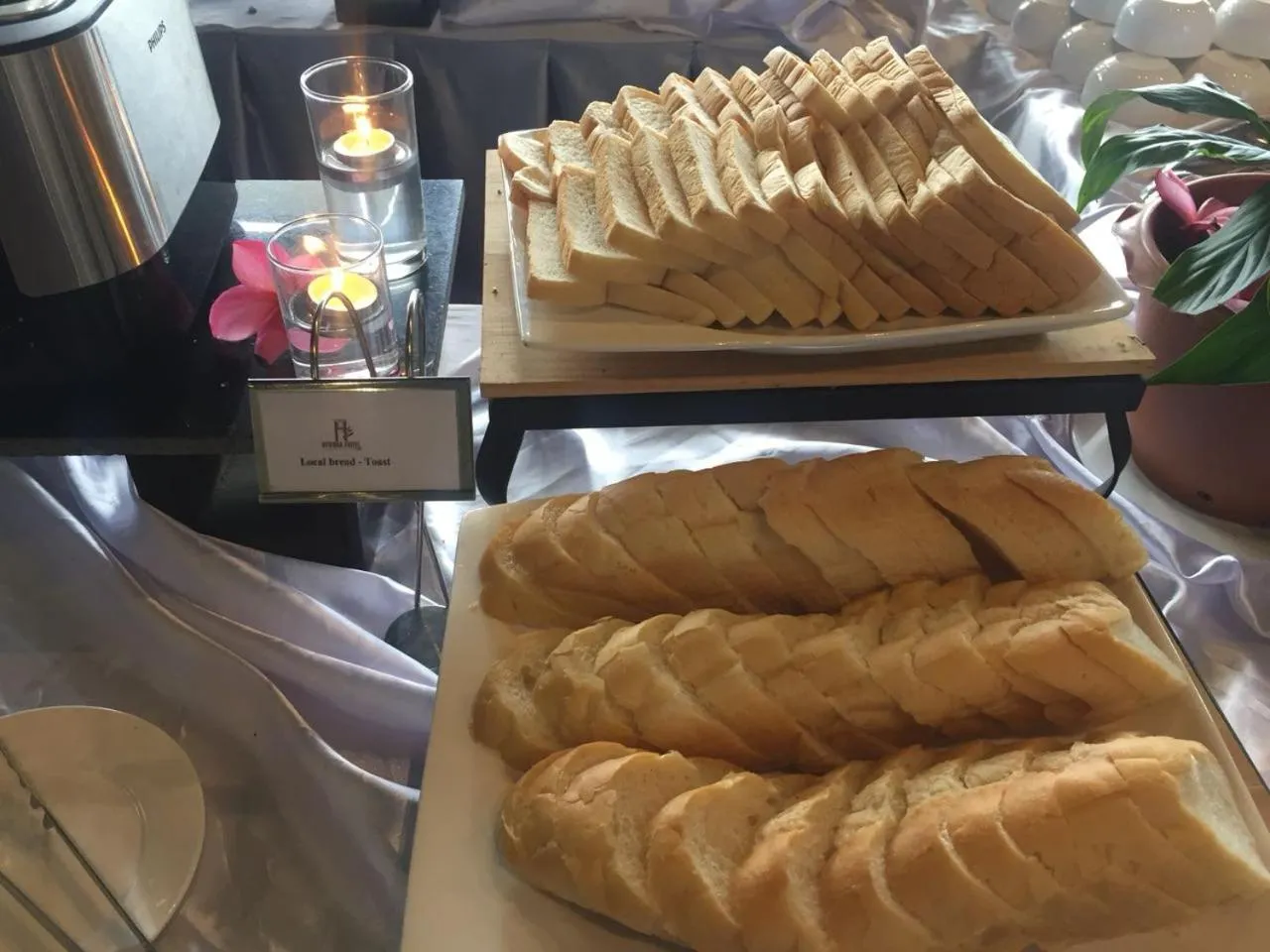 Buffet breakfast in Inthira Vangvieng