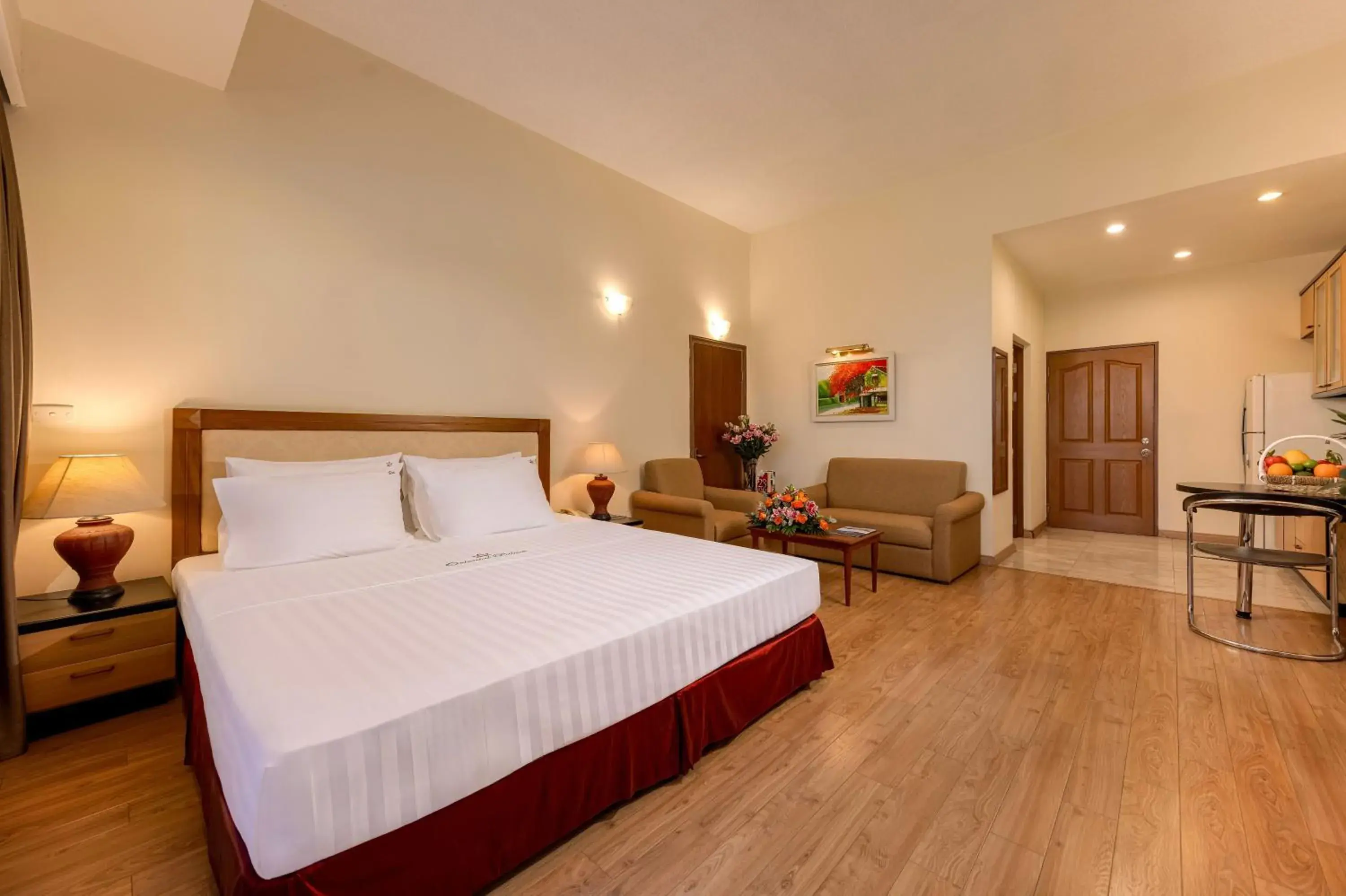 Bedroom, Bed in Oriental Palace Apartments Hanoi Bedroom, Bed in Oriental Palace Apartments Hanoi