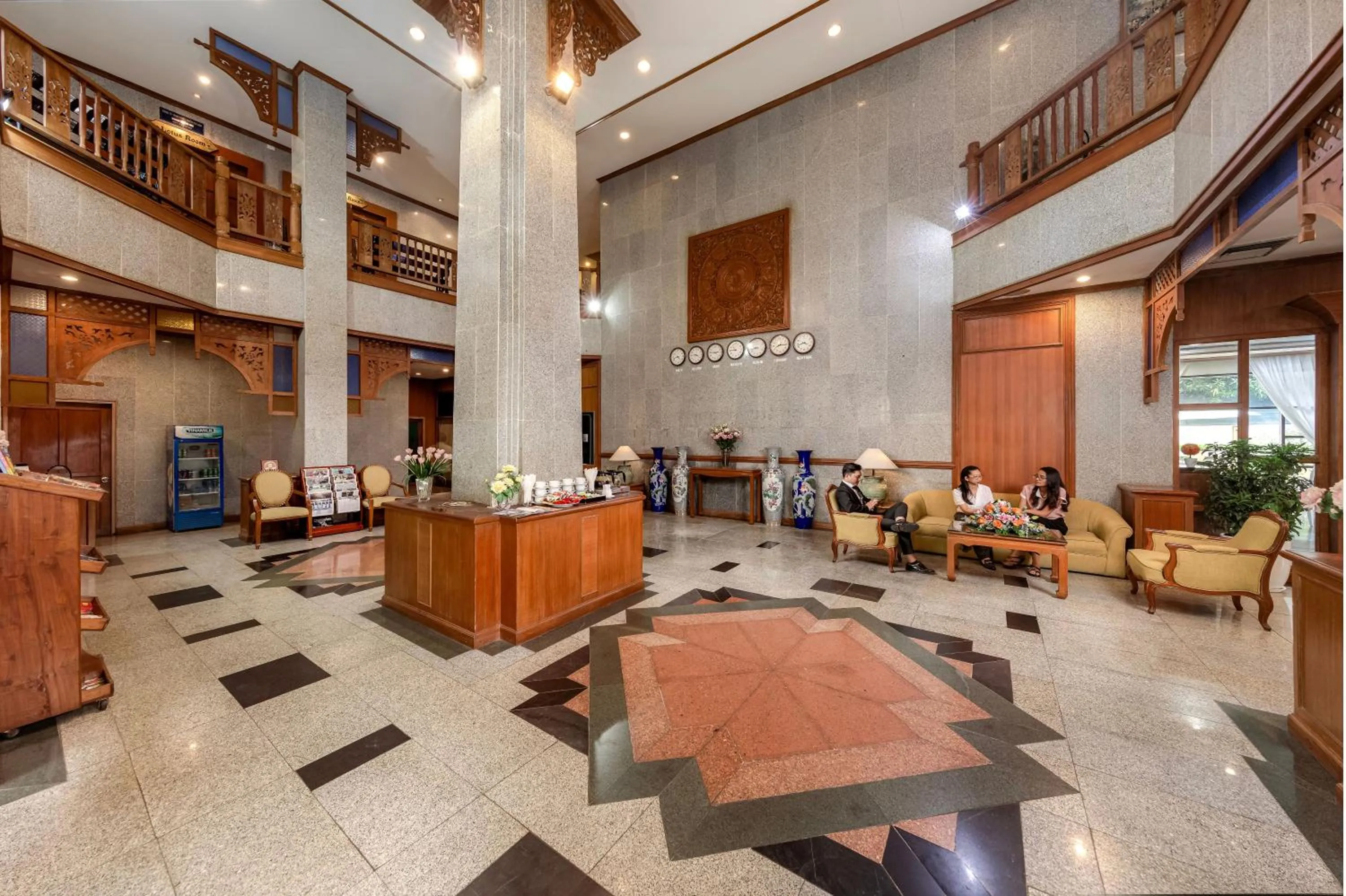 Lobby or reception in Oriental Palace Apartments Hanoi