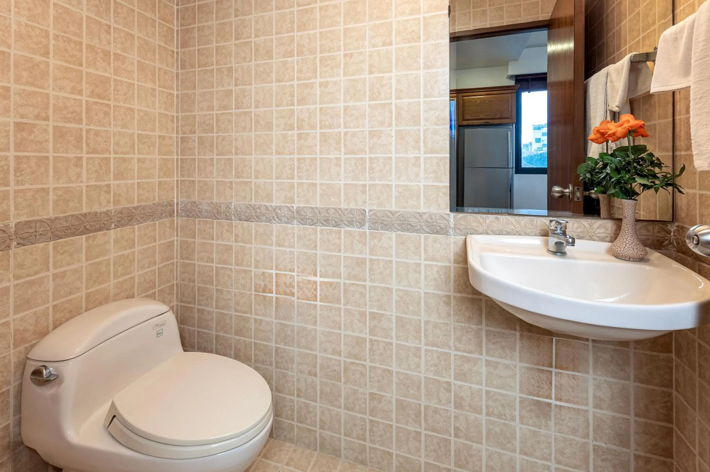 Bathroom in Oriental Palace Apartments Hanoi