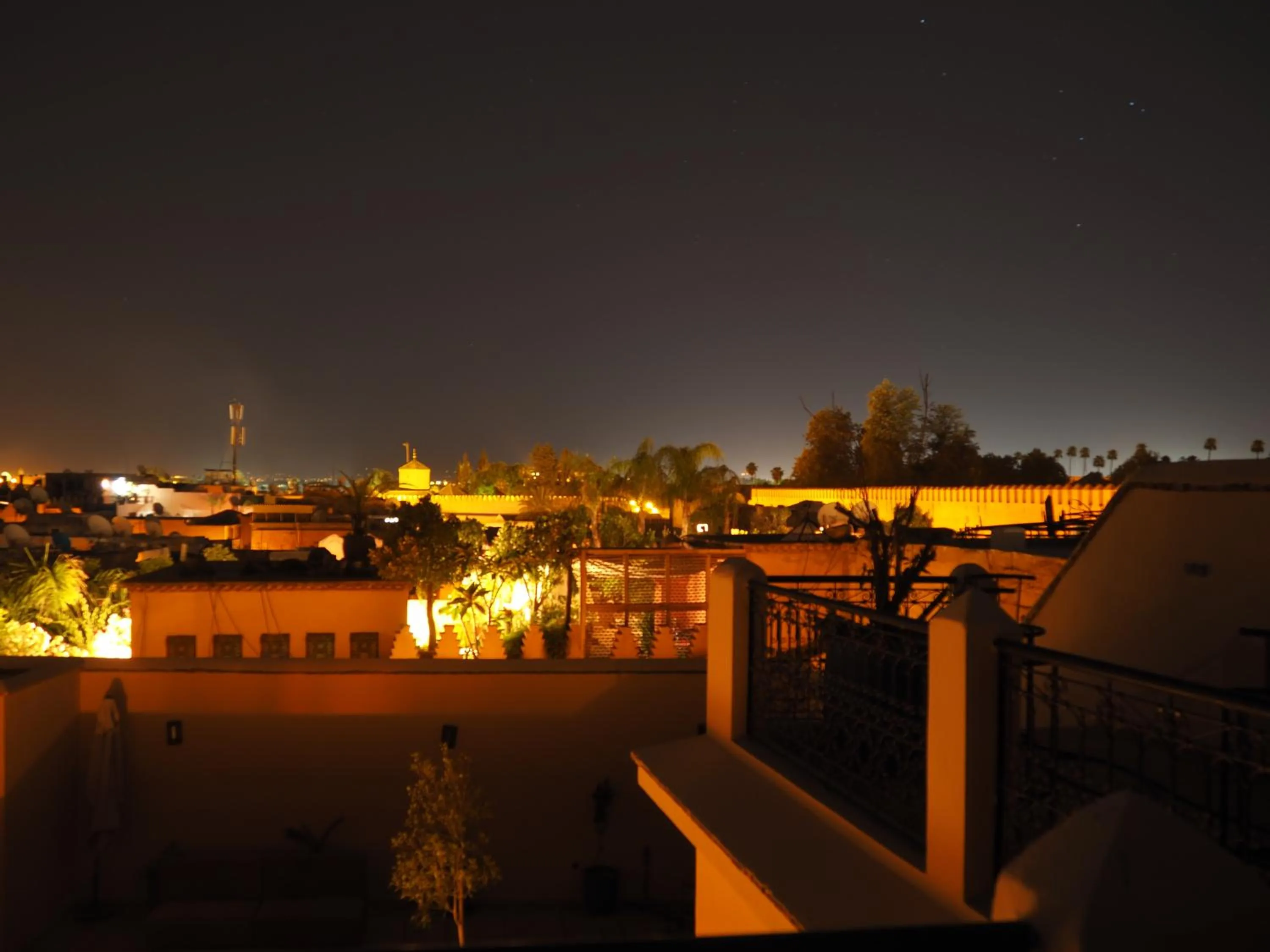 City view in Riad Ciel d'Orient