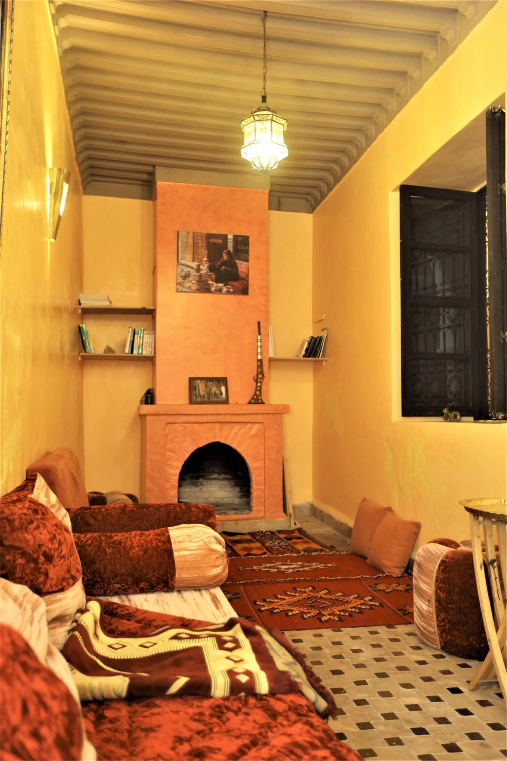 Living room in Riad Ciel d'Orient