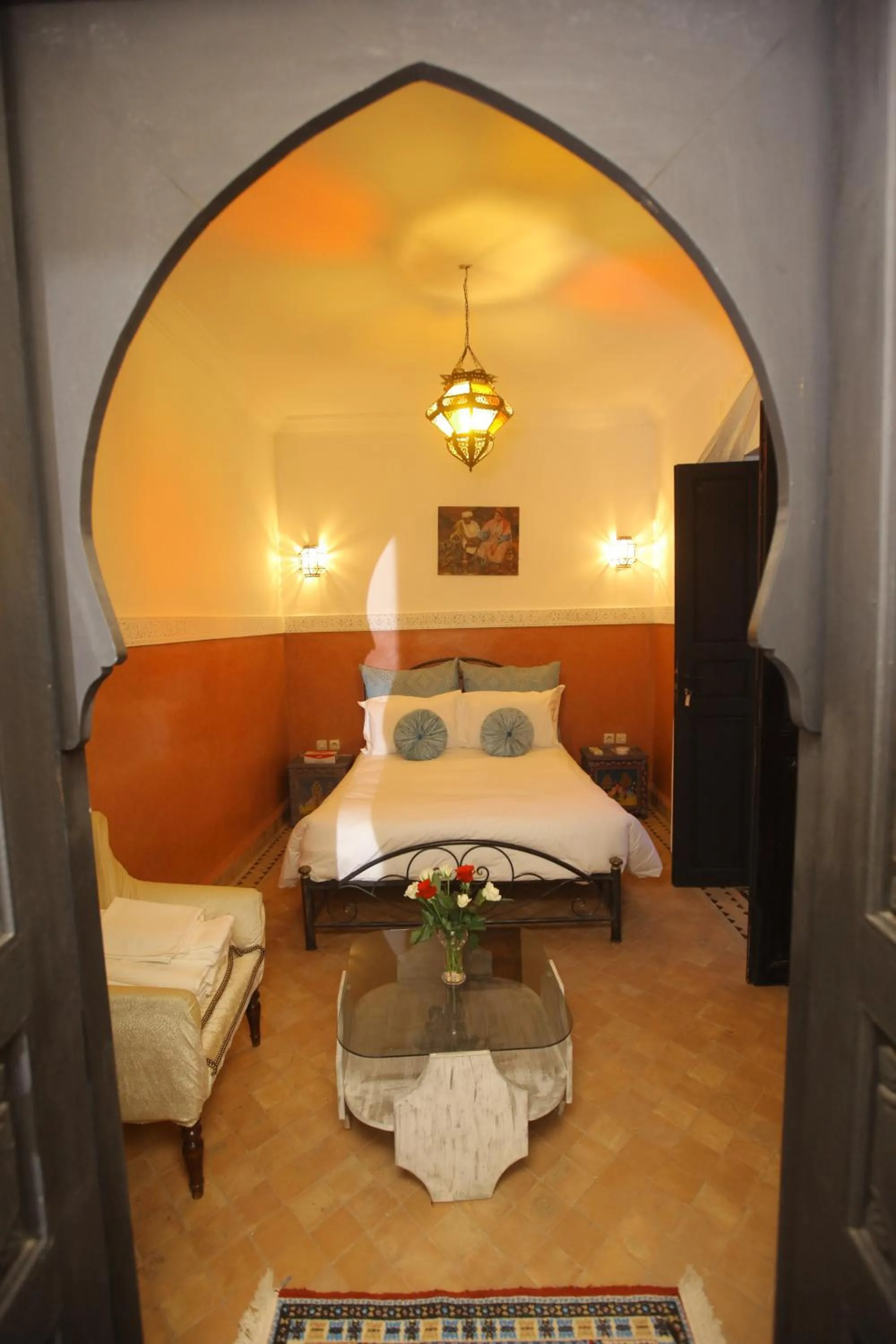 Photo of the whole room, Bed in Riad Ciel d'Orient