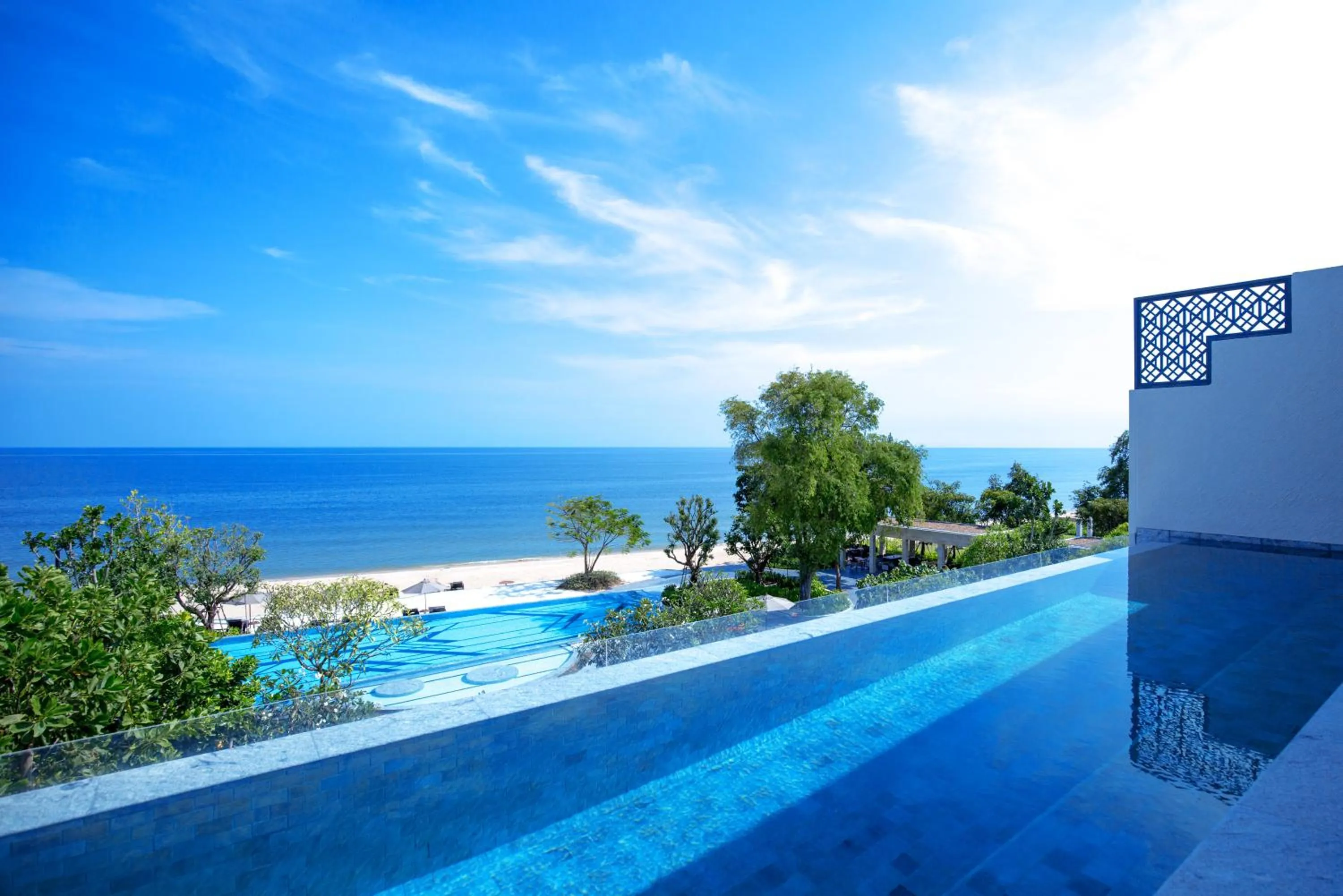 Pool view in Baba Beach Club Hua Hin Luxury Pool Villa by Sri panwa