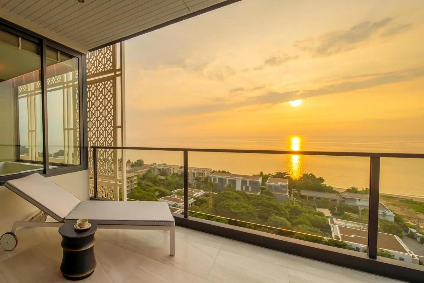 Balcony/Terrace in Baba Beach Club Hua Hin Luxury Pool Villa by Sri panwa