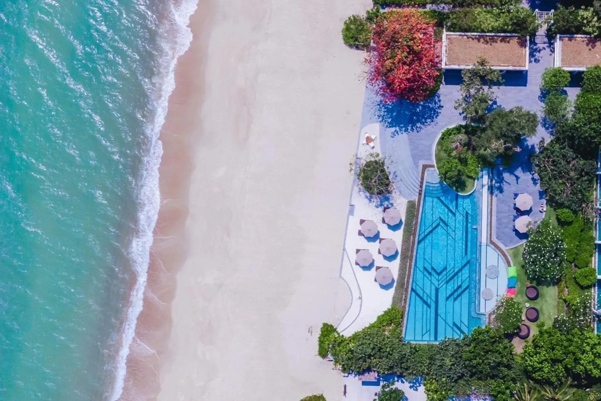 Bird's eye view in Baba Beach Club Hua Hin Luxury Pool Villa by Sri panwa Bird's eye view in Baba Beach Club Hua Hin Luxury Pool Villa by Sri panwa
