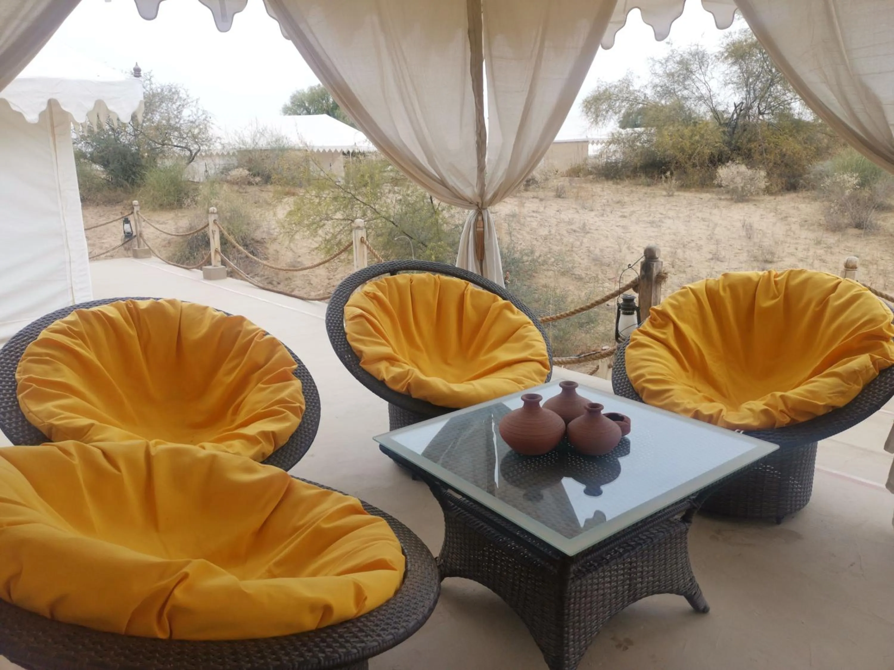 Swimming pool in Dhora Desert Resort And Spa