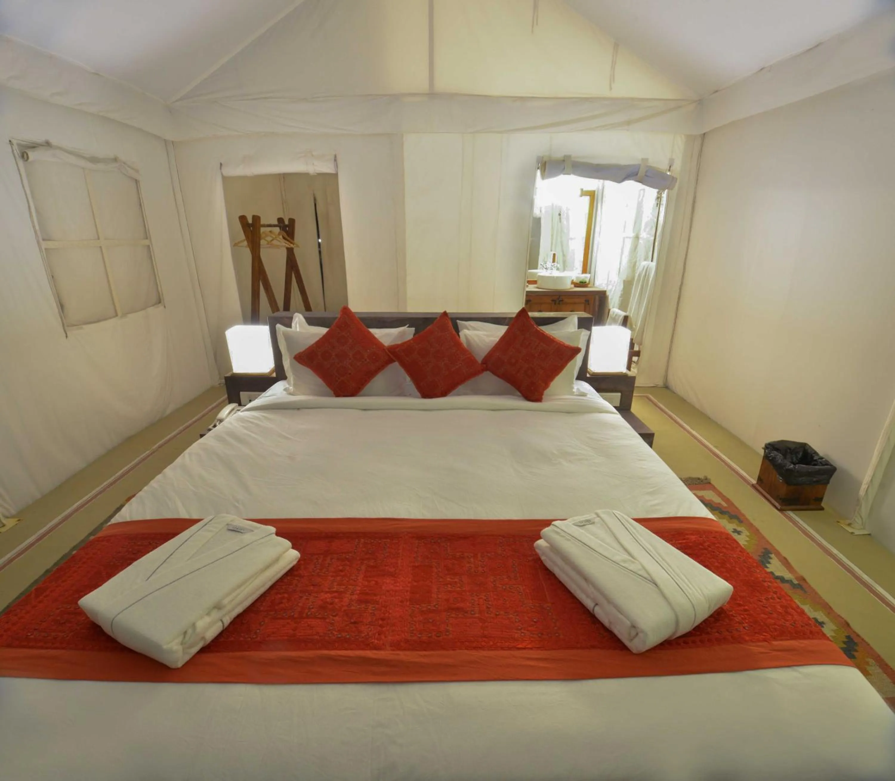 Photo of the whole room, Bed in Dhora Desert Resort And Spa
