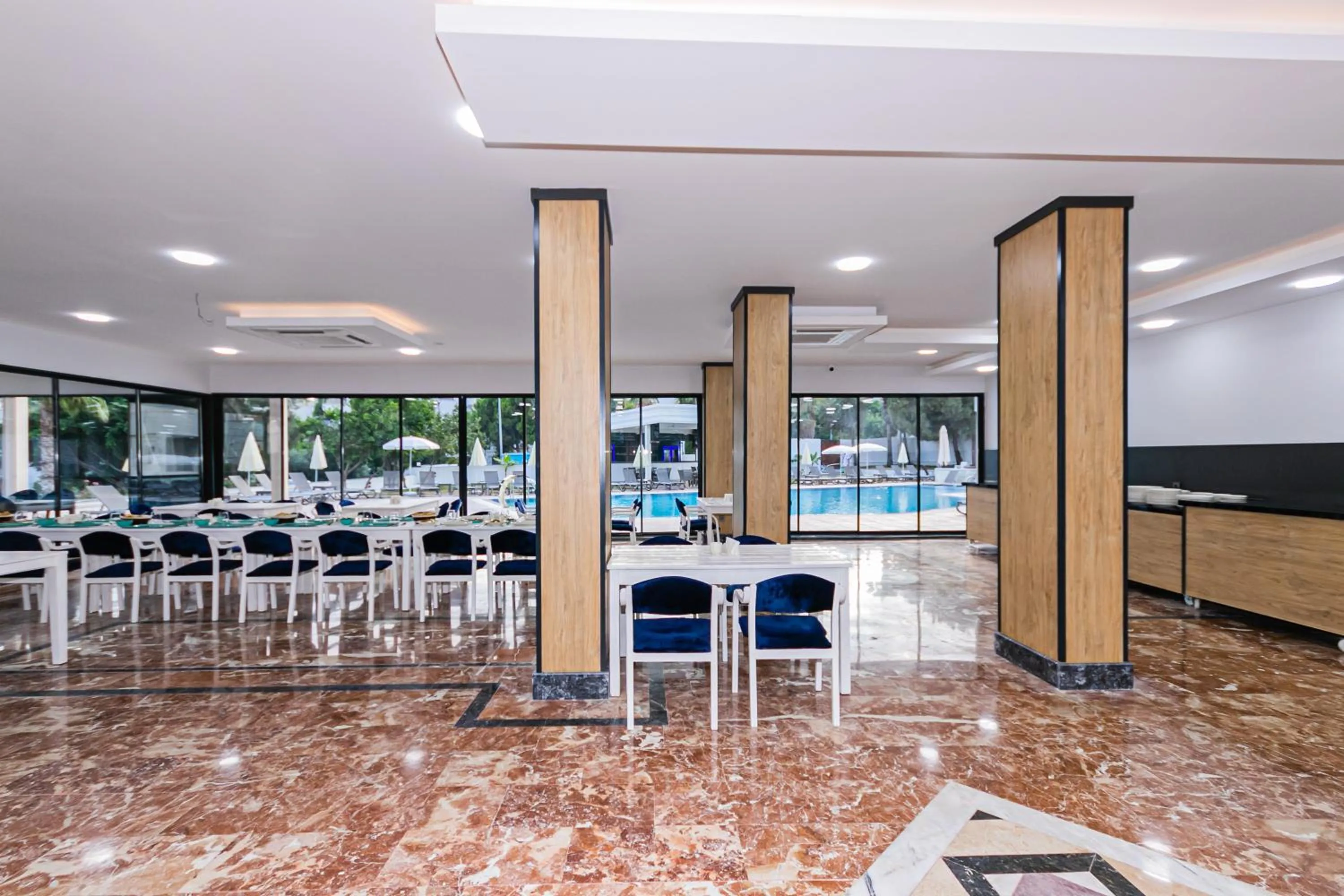 Pool view in Lara World Hotel