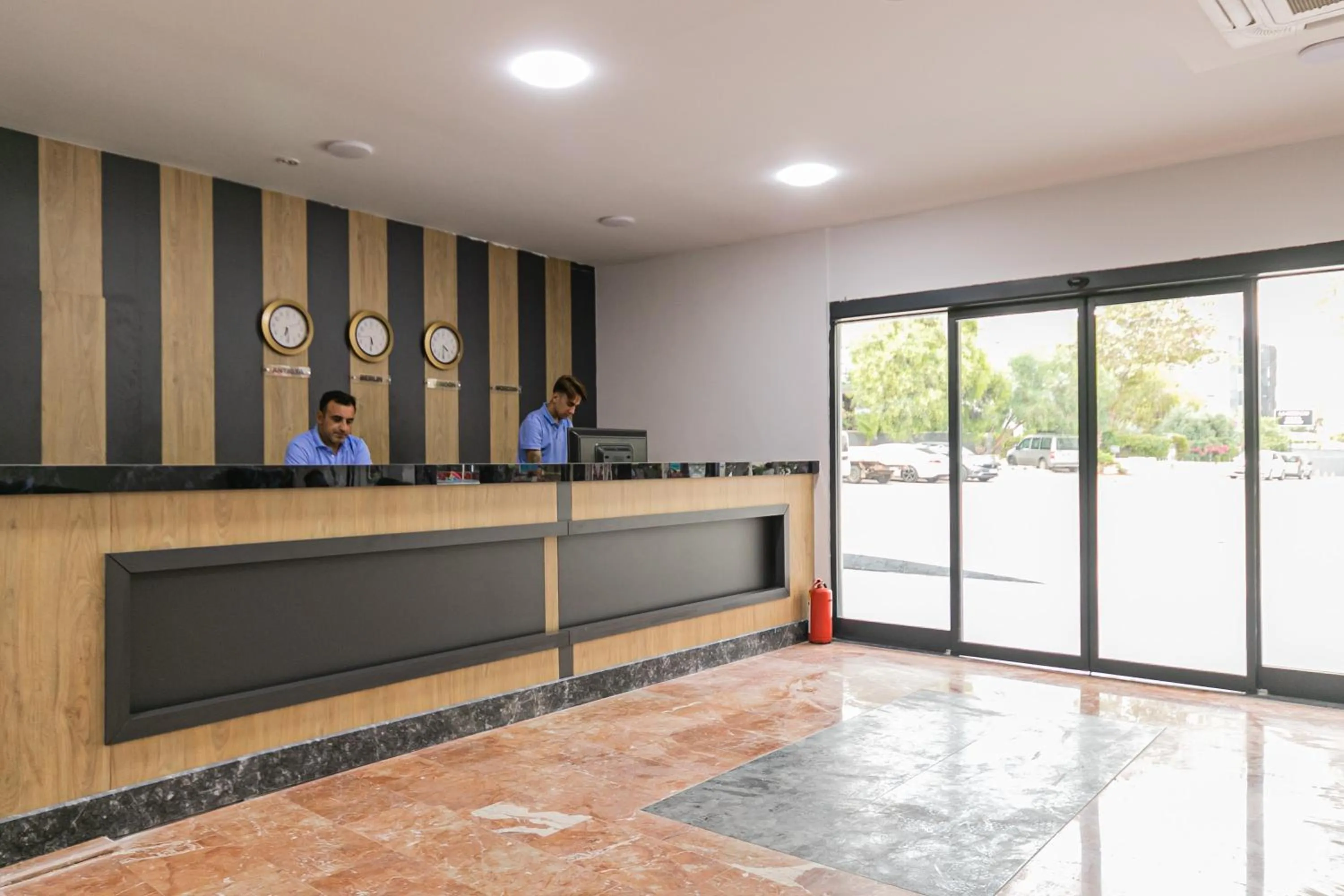 Lobby or reception in Lara World Hotel