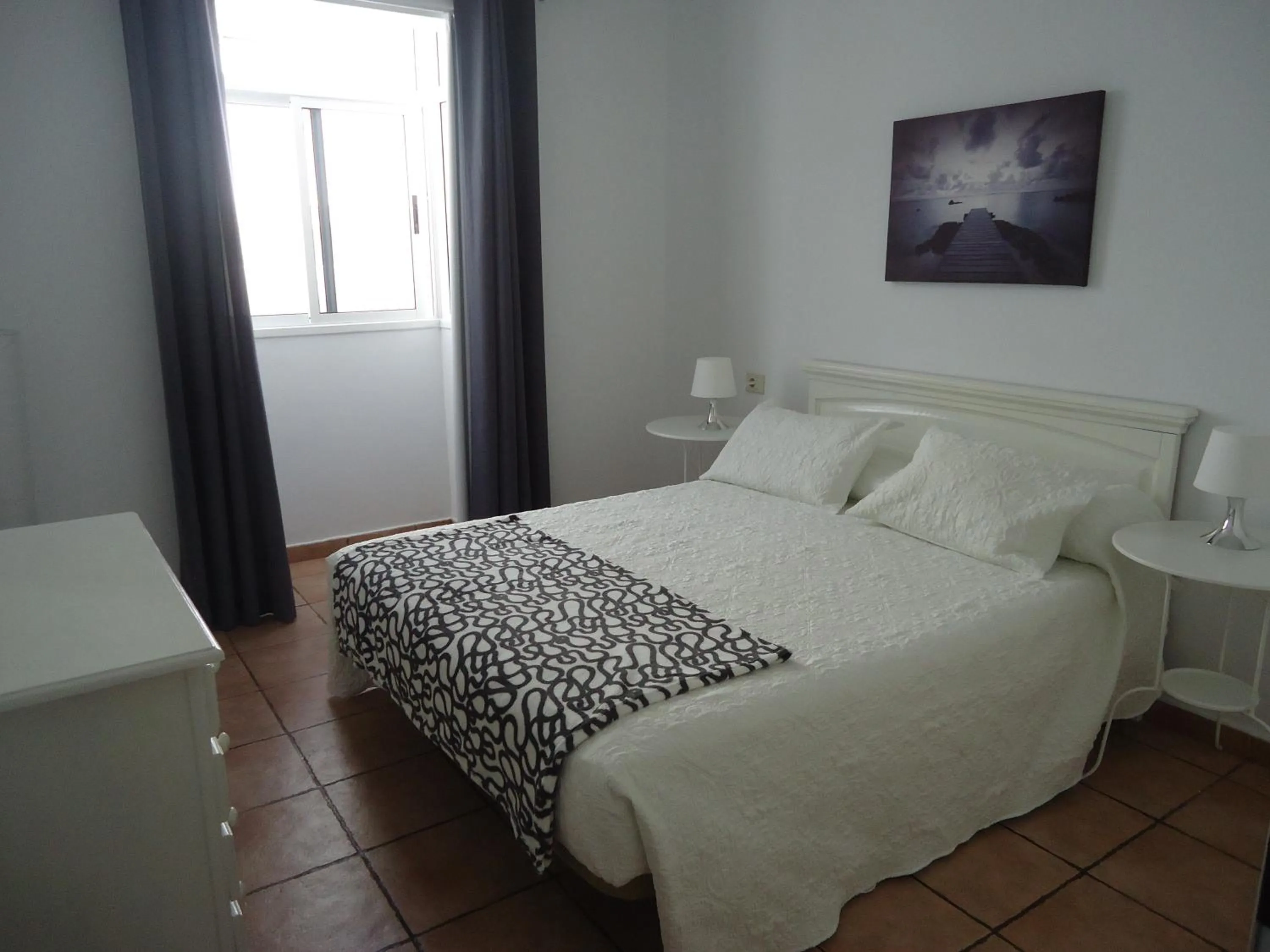 Bedroom, Bed in Apartamento Centrico Corrralejo