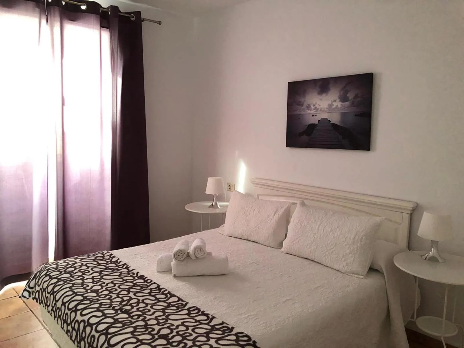 Bedroom, Bed in Apartamento Centrico Corrralejo