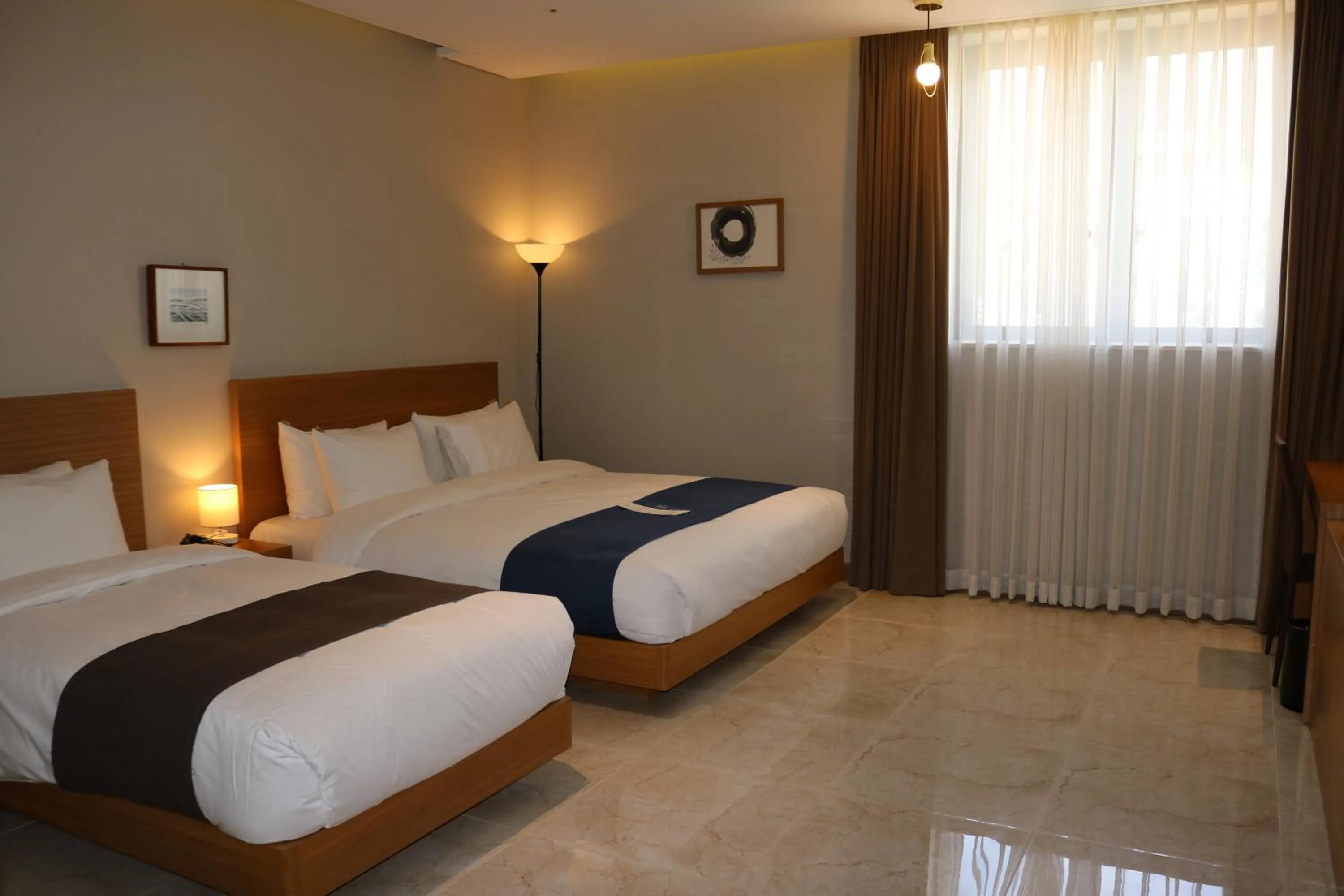 Decorative detail, Bed in Benikea Hotel Yangsan