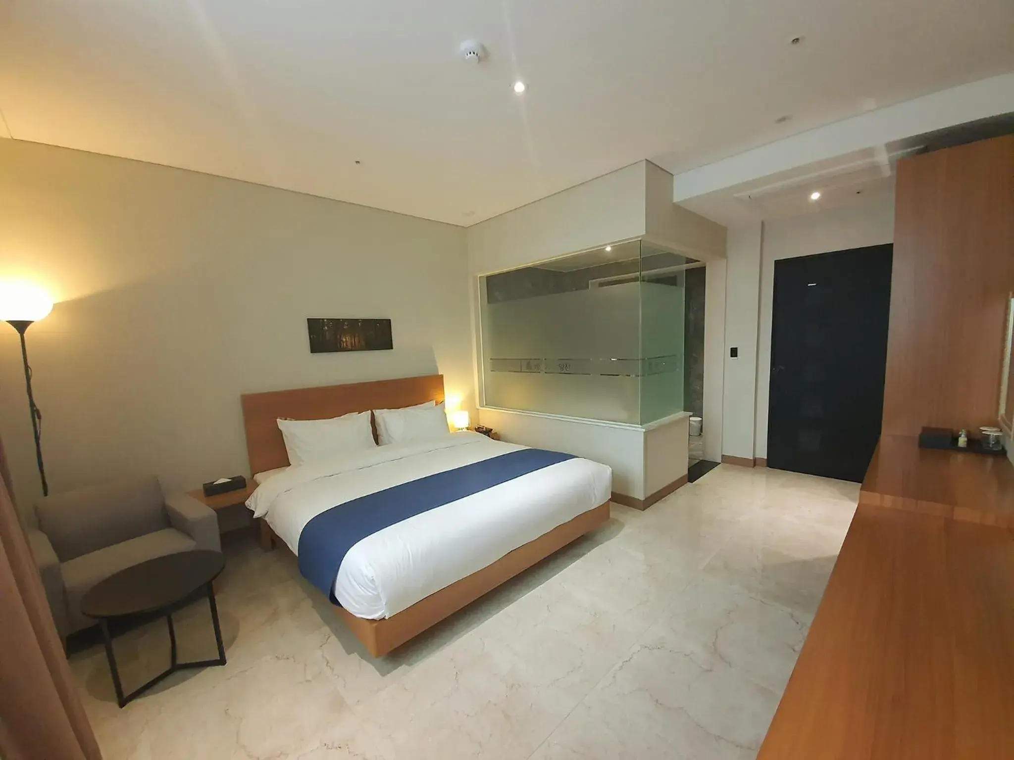 Decorative detail, Bed in Benikea Hotel Yangsan Decorative detail, Bed in Benikea Hotel Yangsan