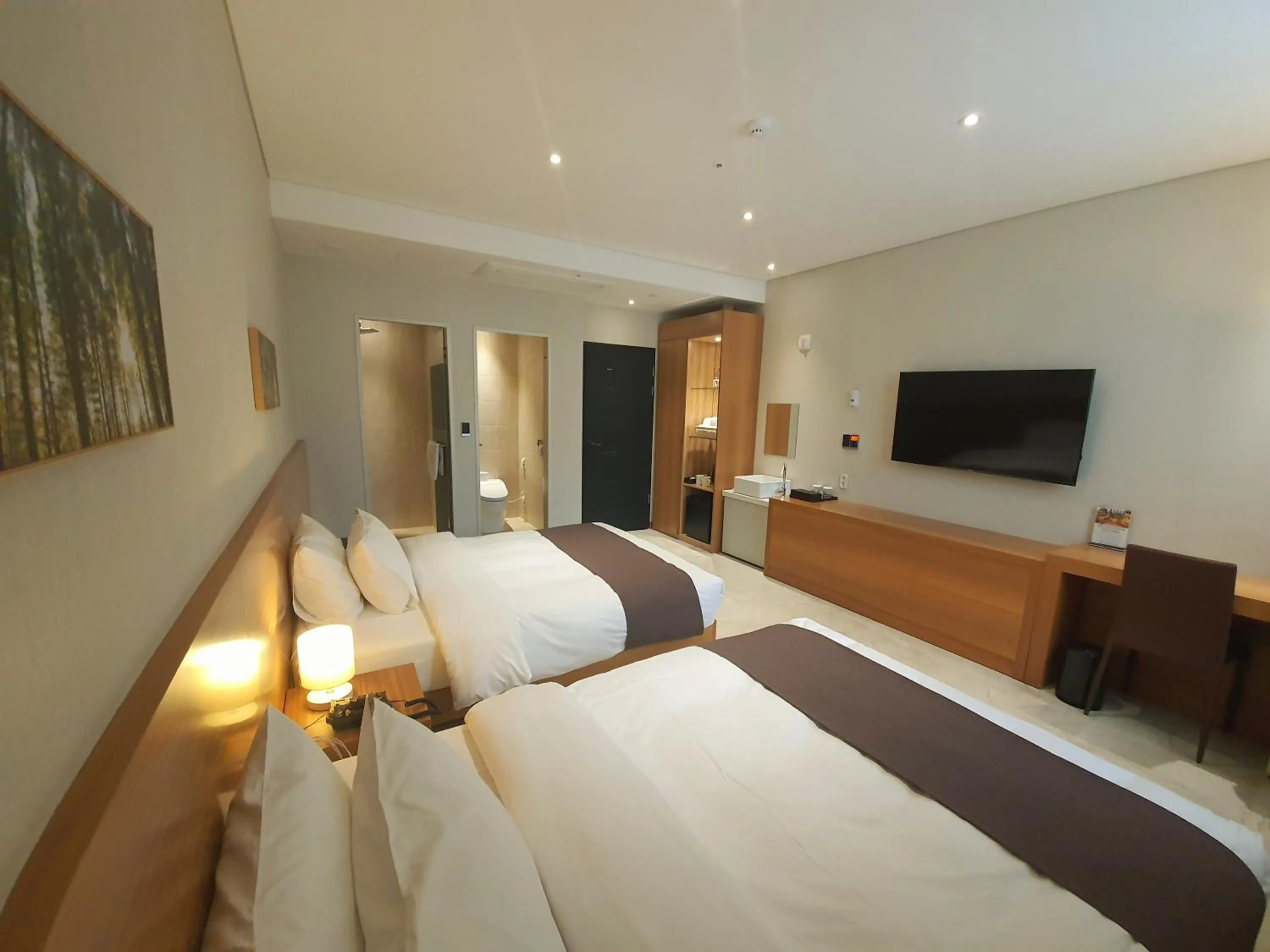 Bed in Benikea Hotel Yangsan