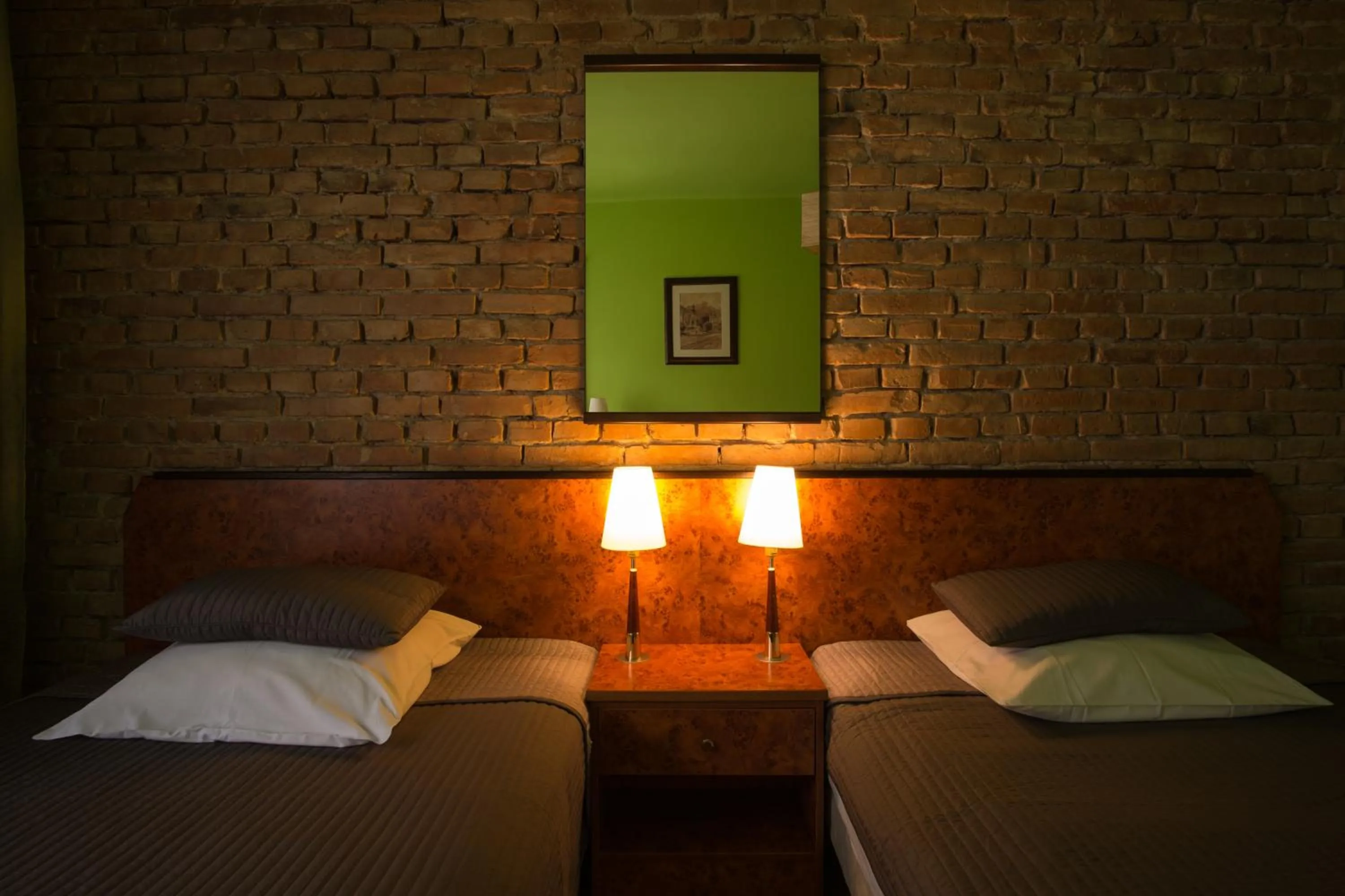 Bed in Finger Guest Rooms