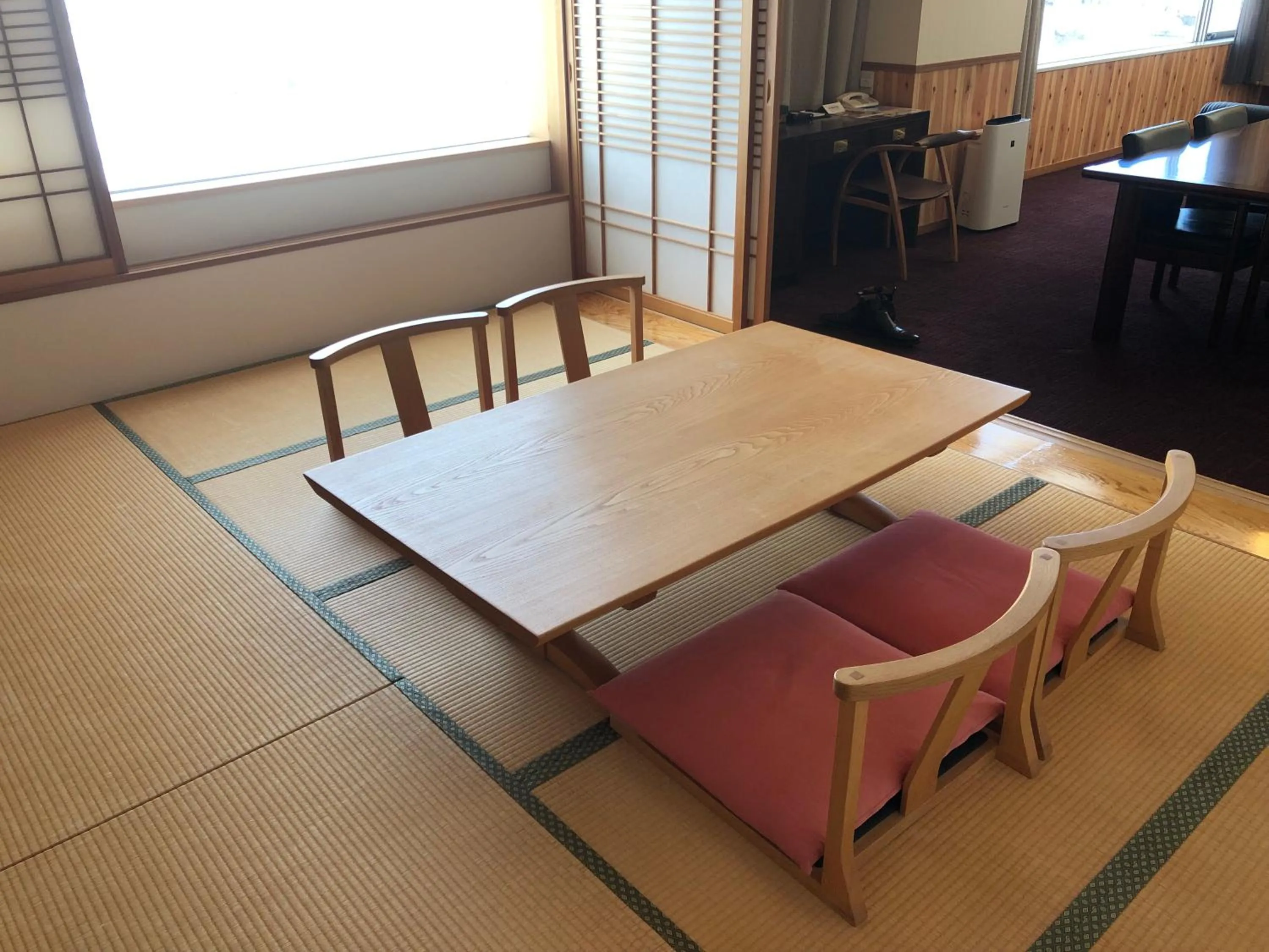 Living room, Dining Area in La Vista Kushirogawa Hotel Natural Hot Spring