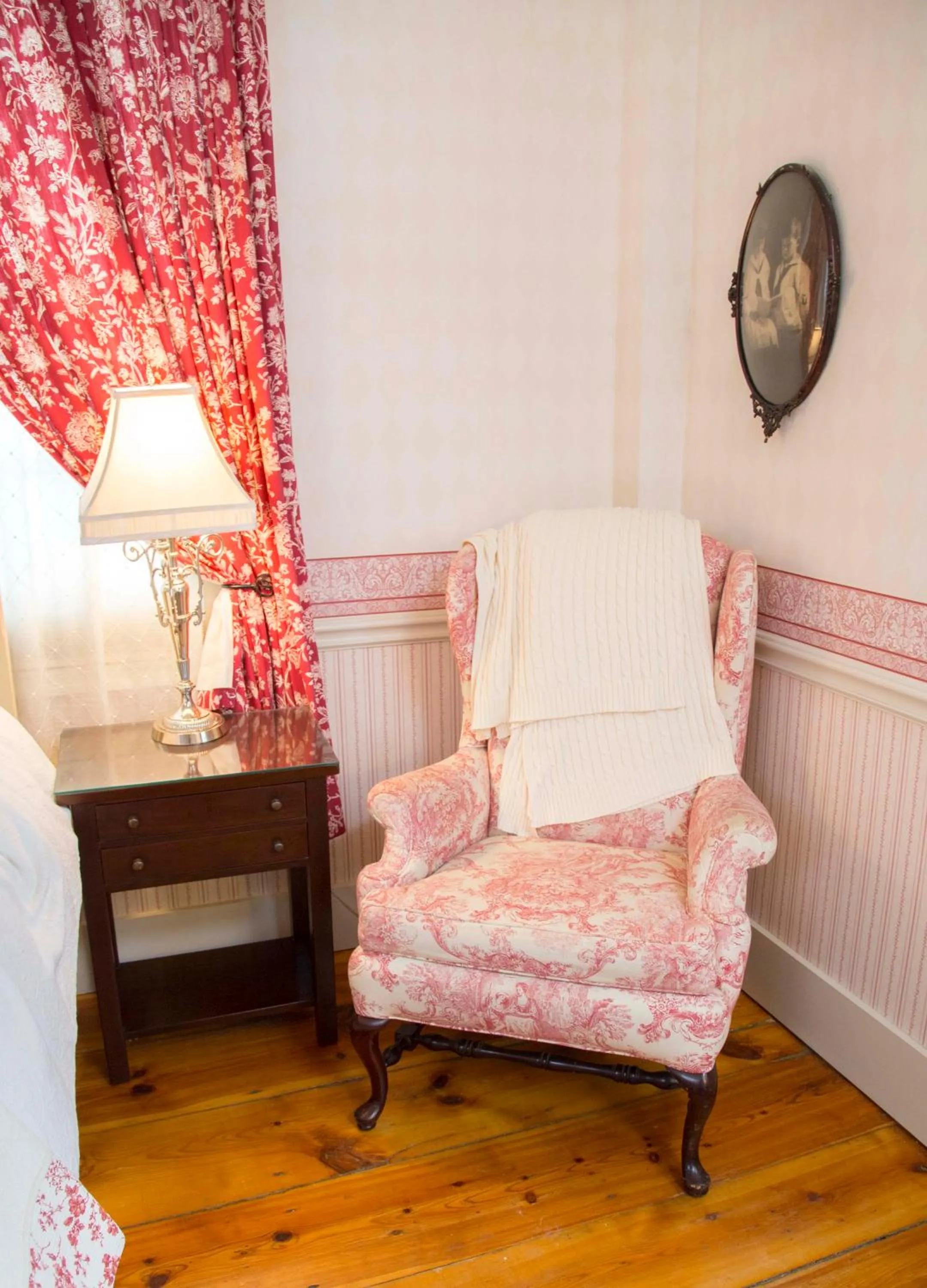Bed in Daniel Stebbins B and B