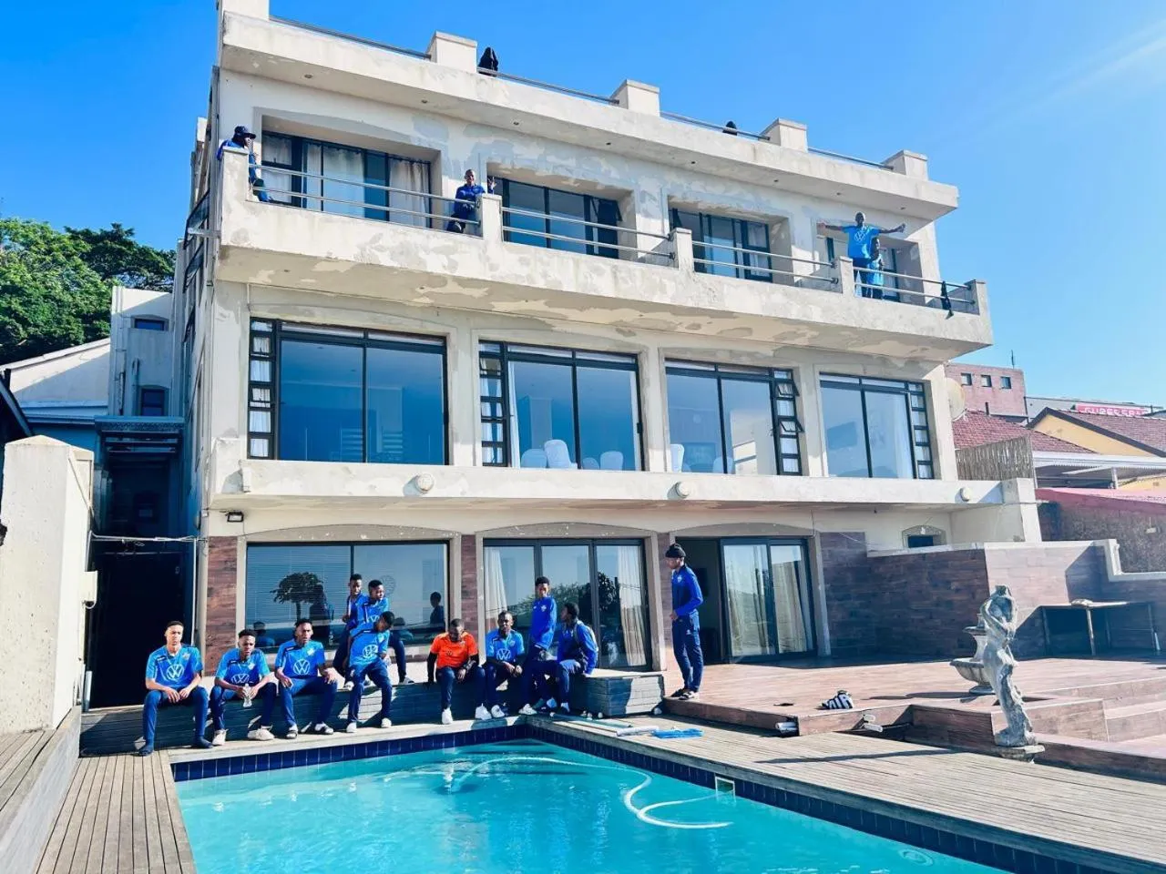 Swimming pool in Bluff Accommodation Aybriden Self-Catering