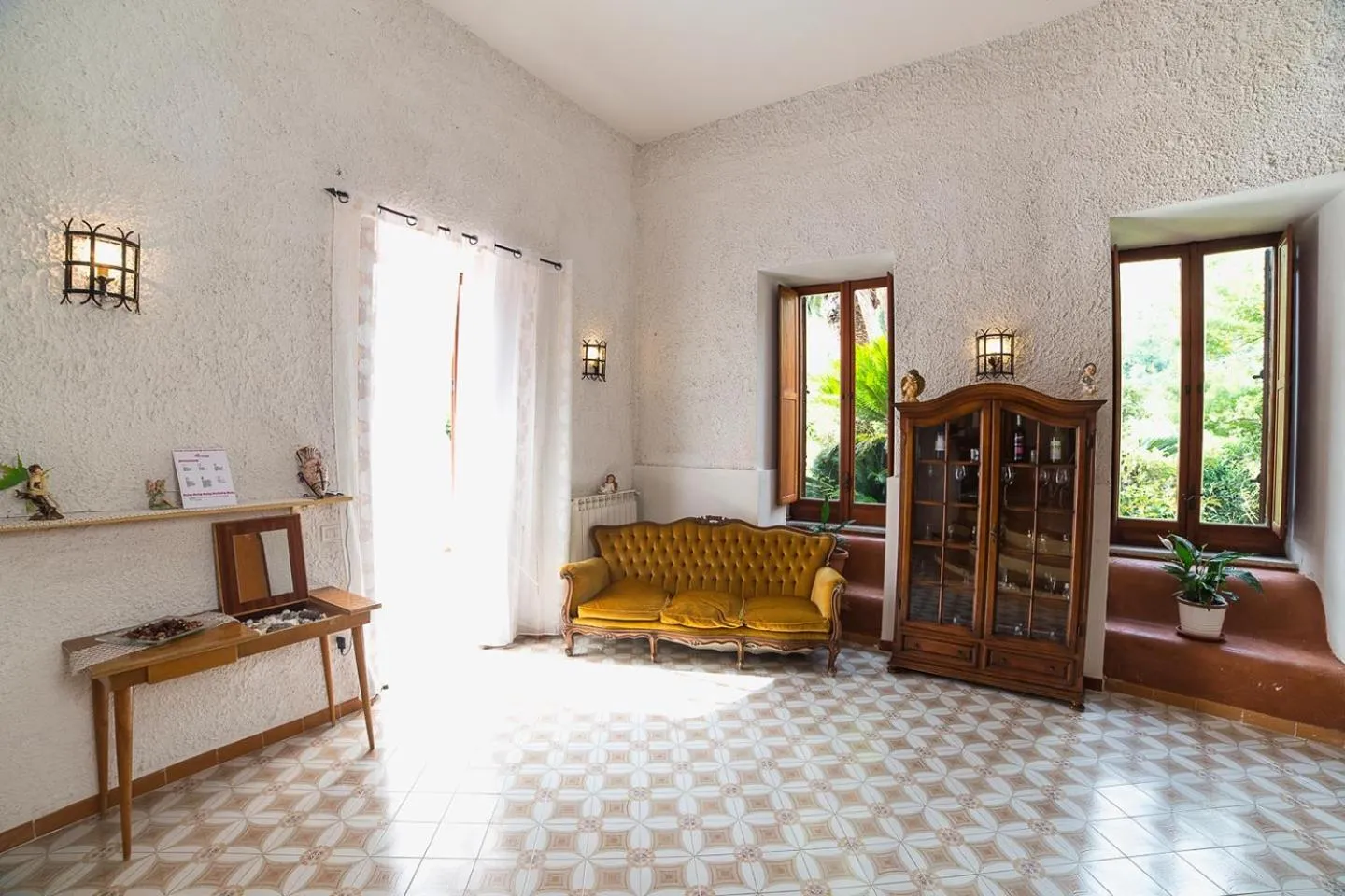 Seating area in B&B Bouganville