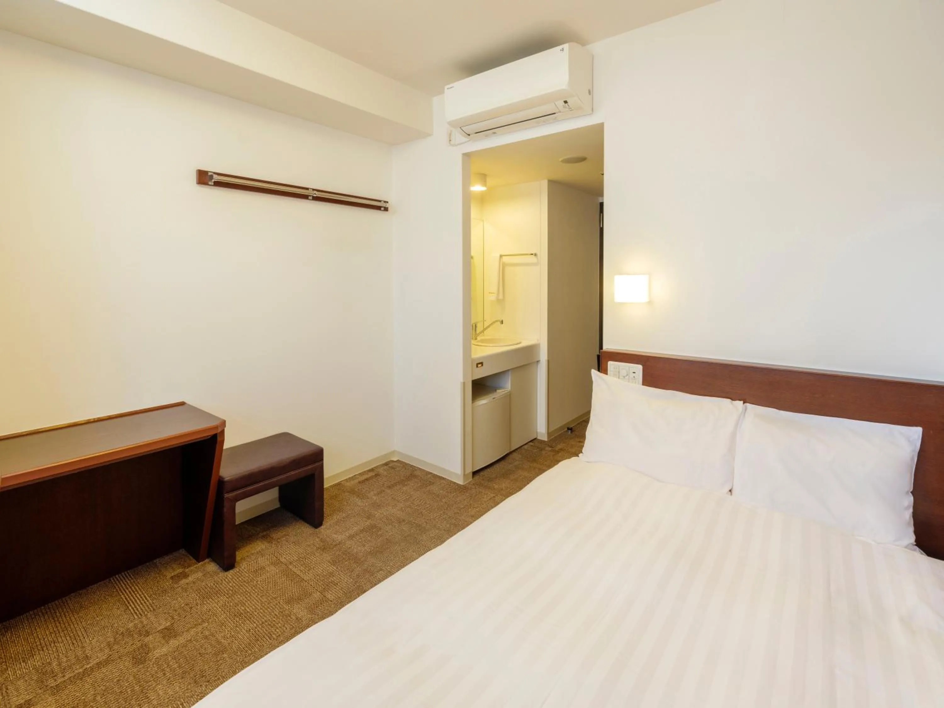 Photo of the whole room, Bed in Dormy Inn Takamatsu