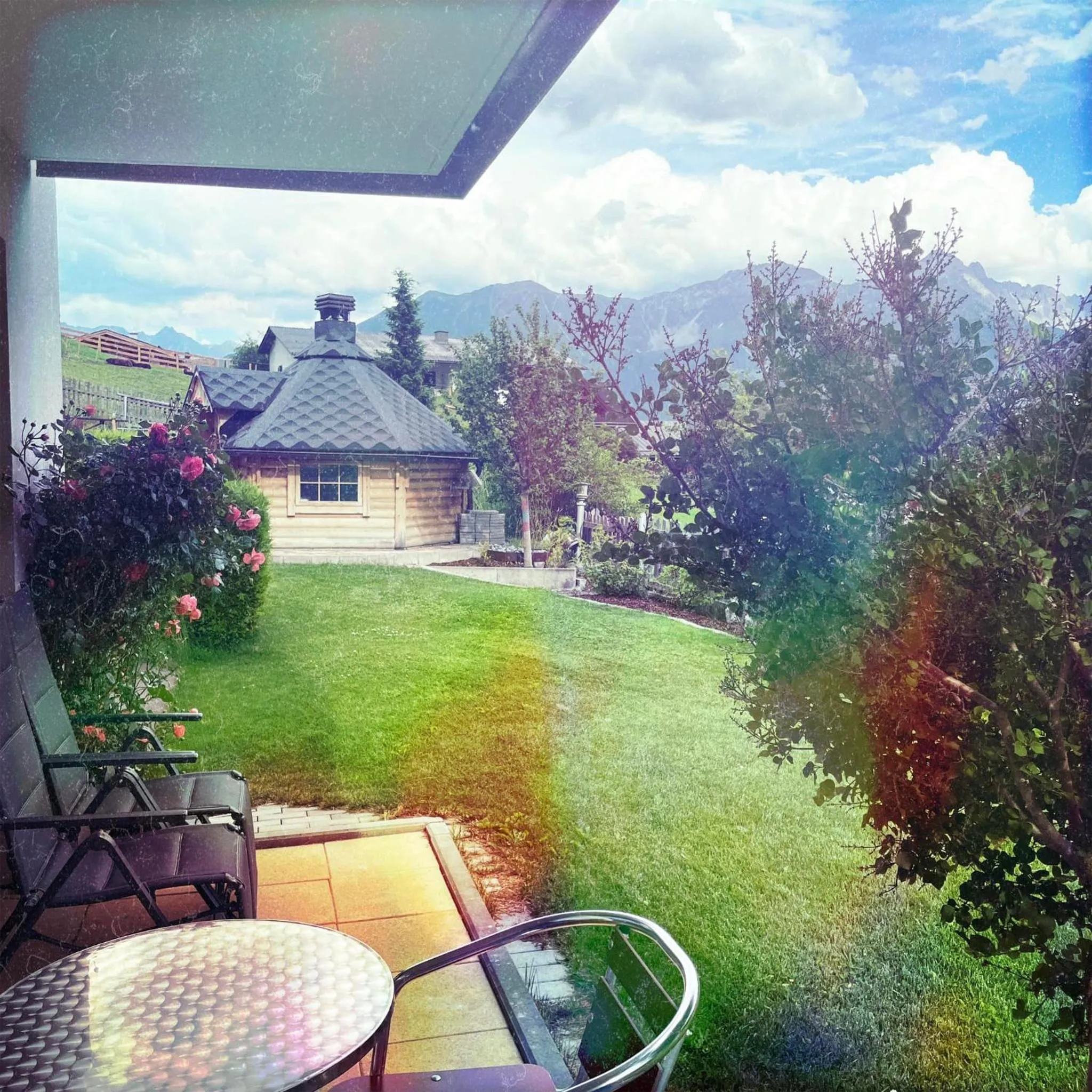 Garden in Hotel Garni Alpendiamant