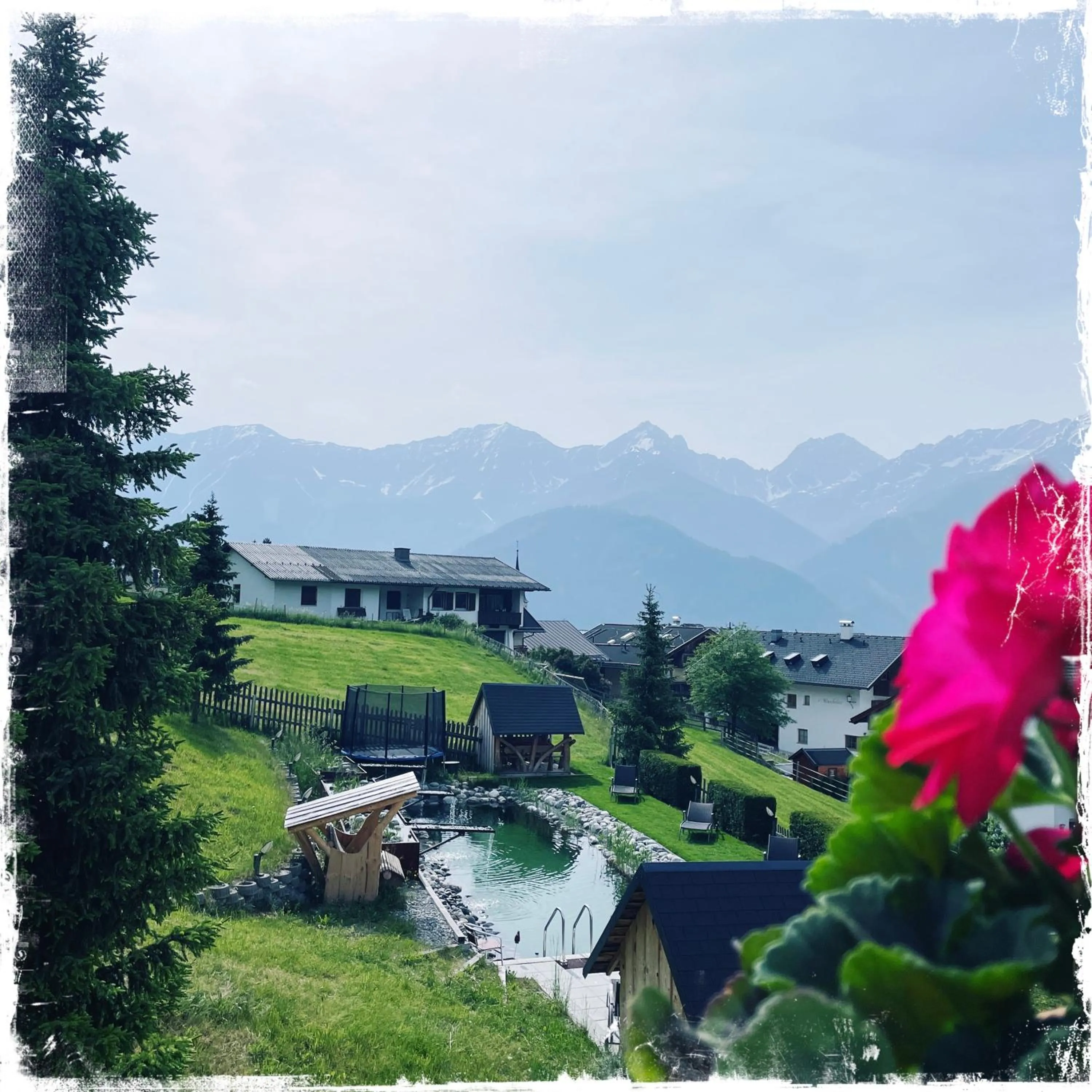 Swimming pool in Hotel Garni Alpendiamant