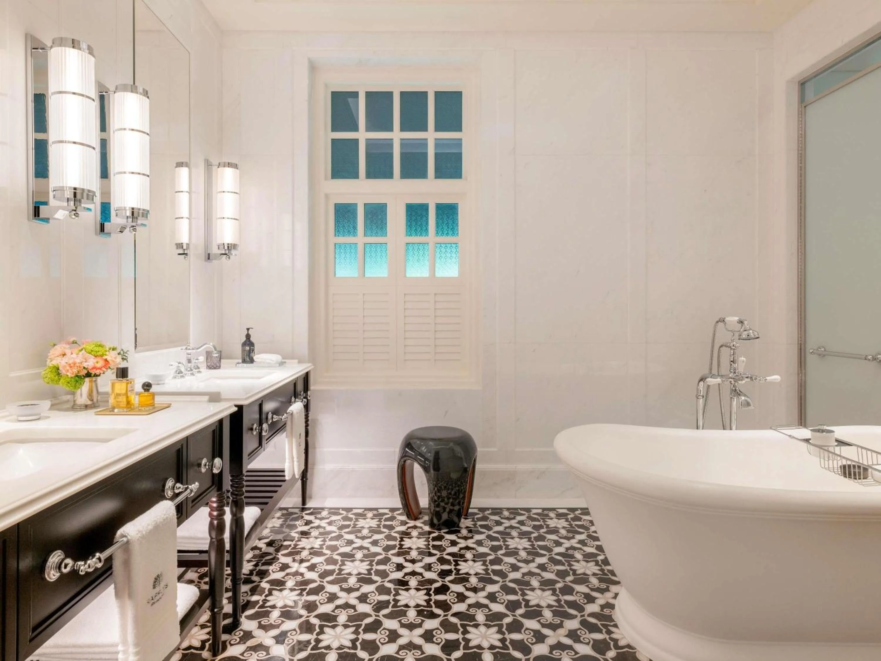 Bedroom in Raffles Singapore