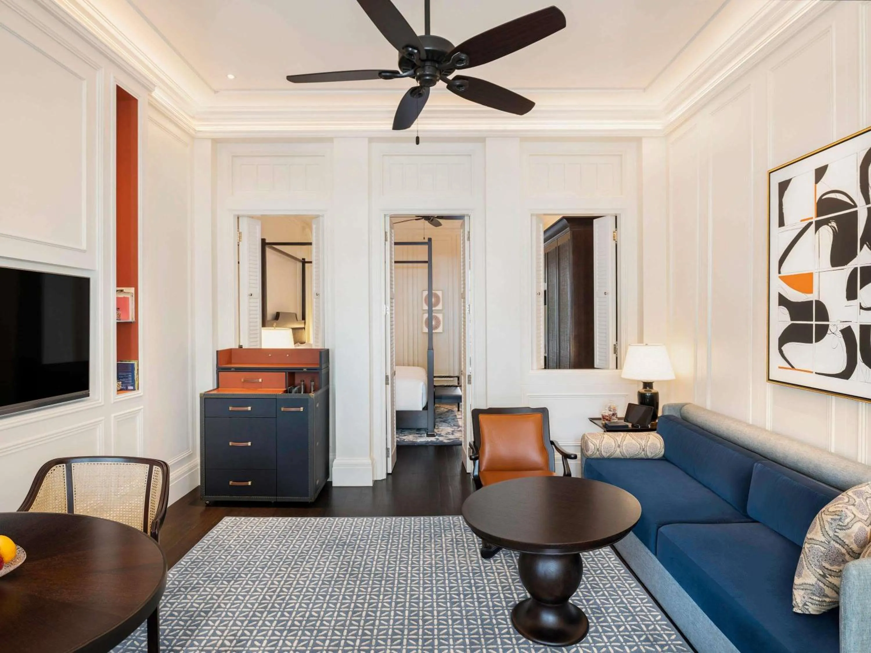 Bedroom in Raffles Singapore