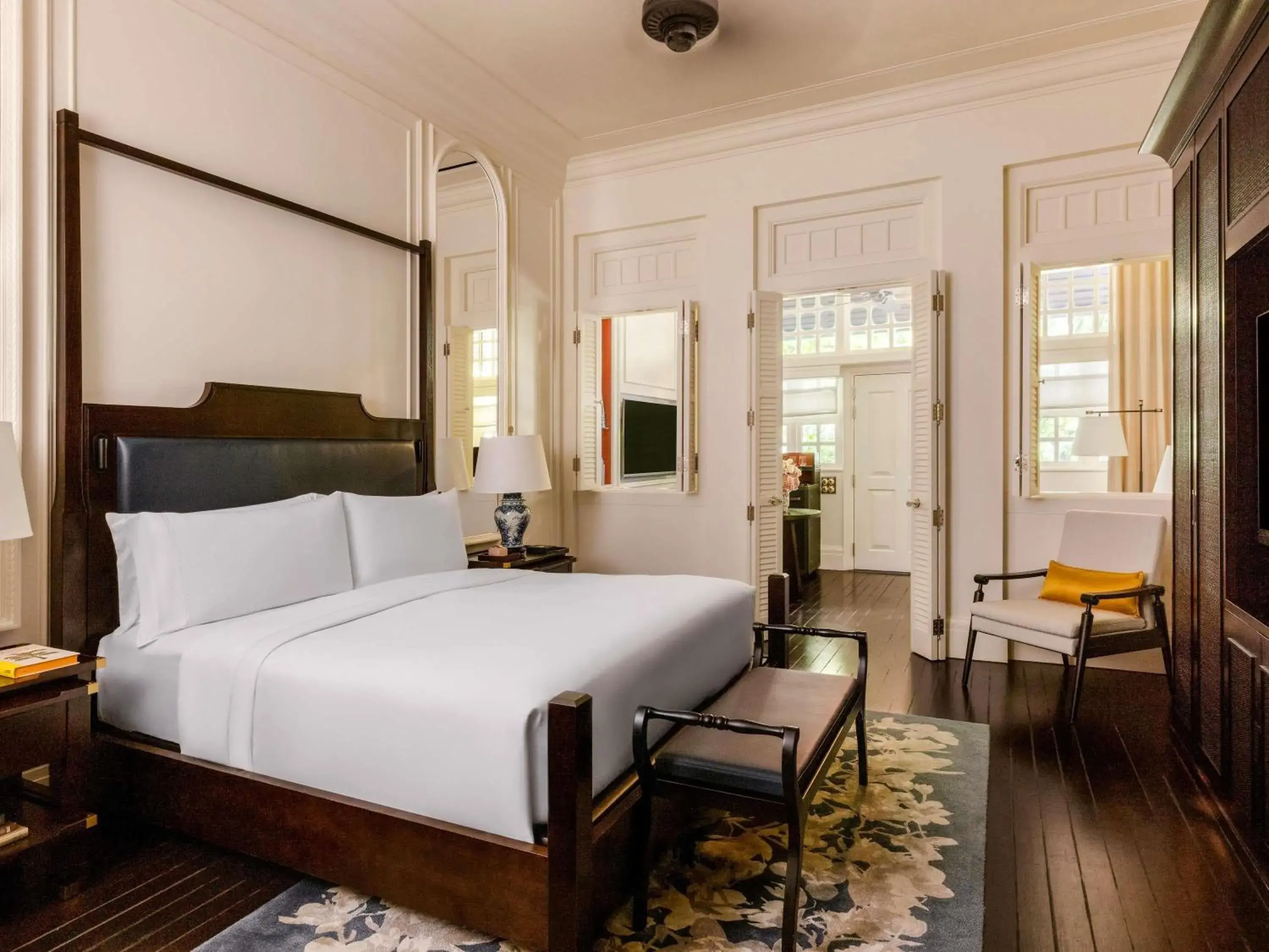 Bedroom, Bed in Raffles Singapore Bedroom, Bed in Raffles Singapore