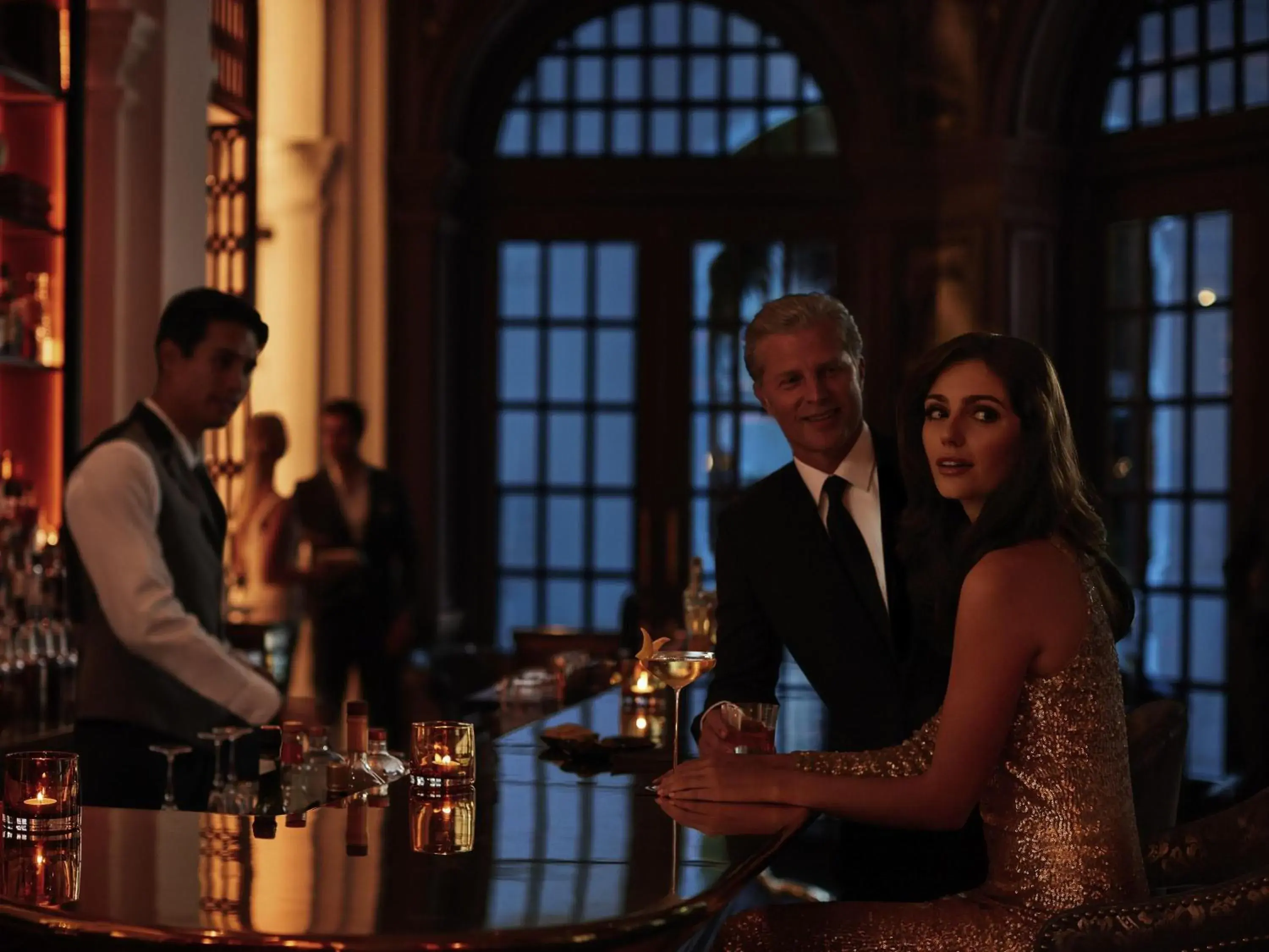 Lounge or bar in Raffles Singapore Lounge or bar in Raffles Singapore