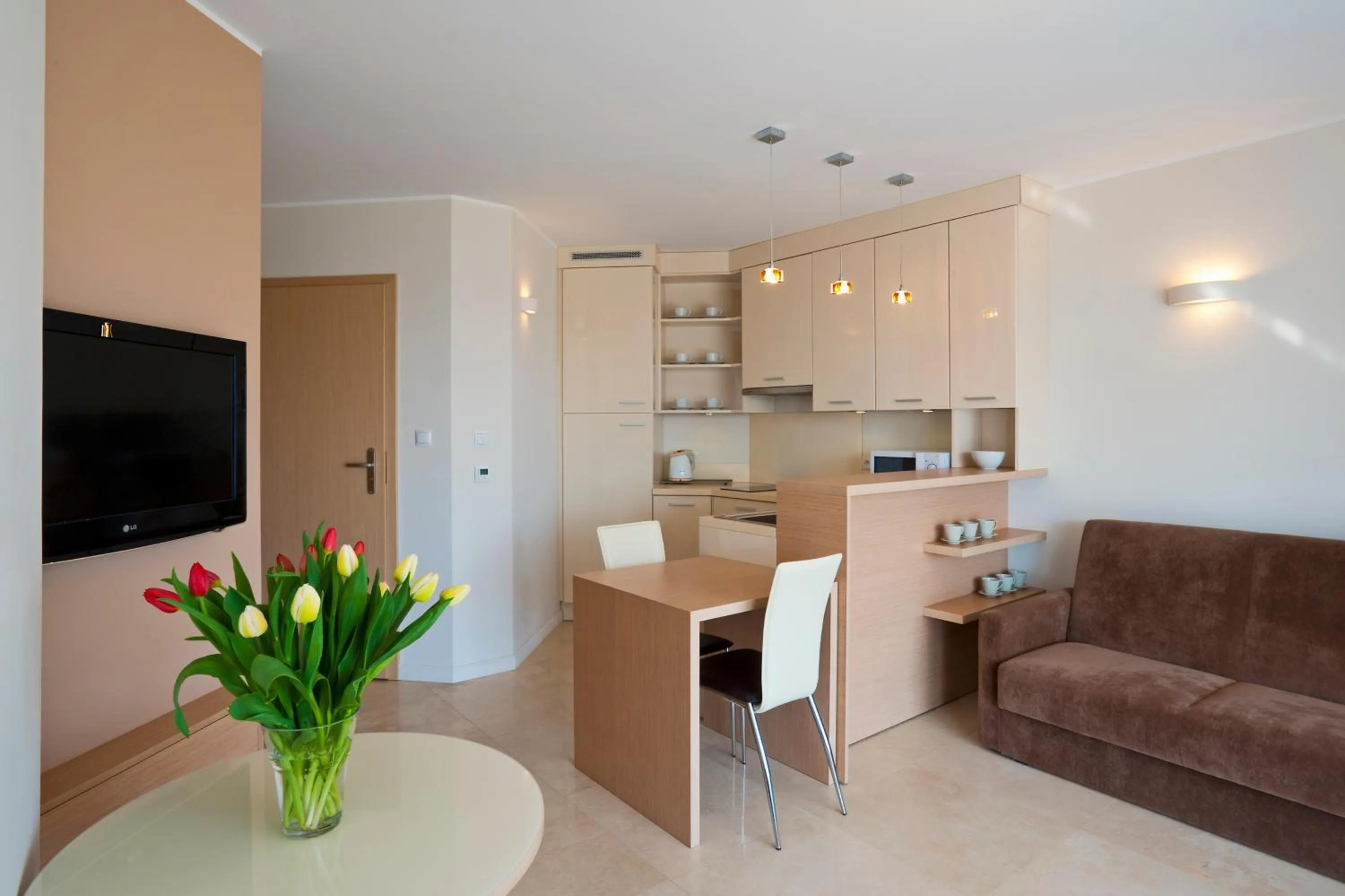 Kitchen or kitchenette in Na Klifie, Sun & Snow