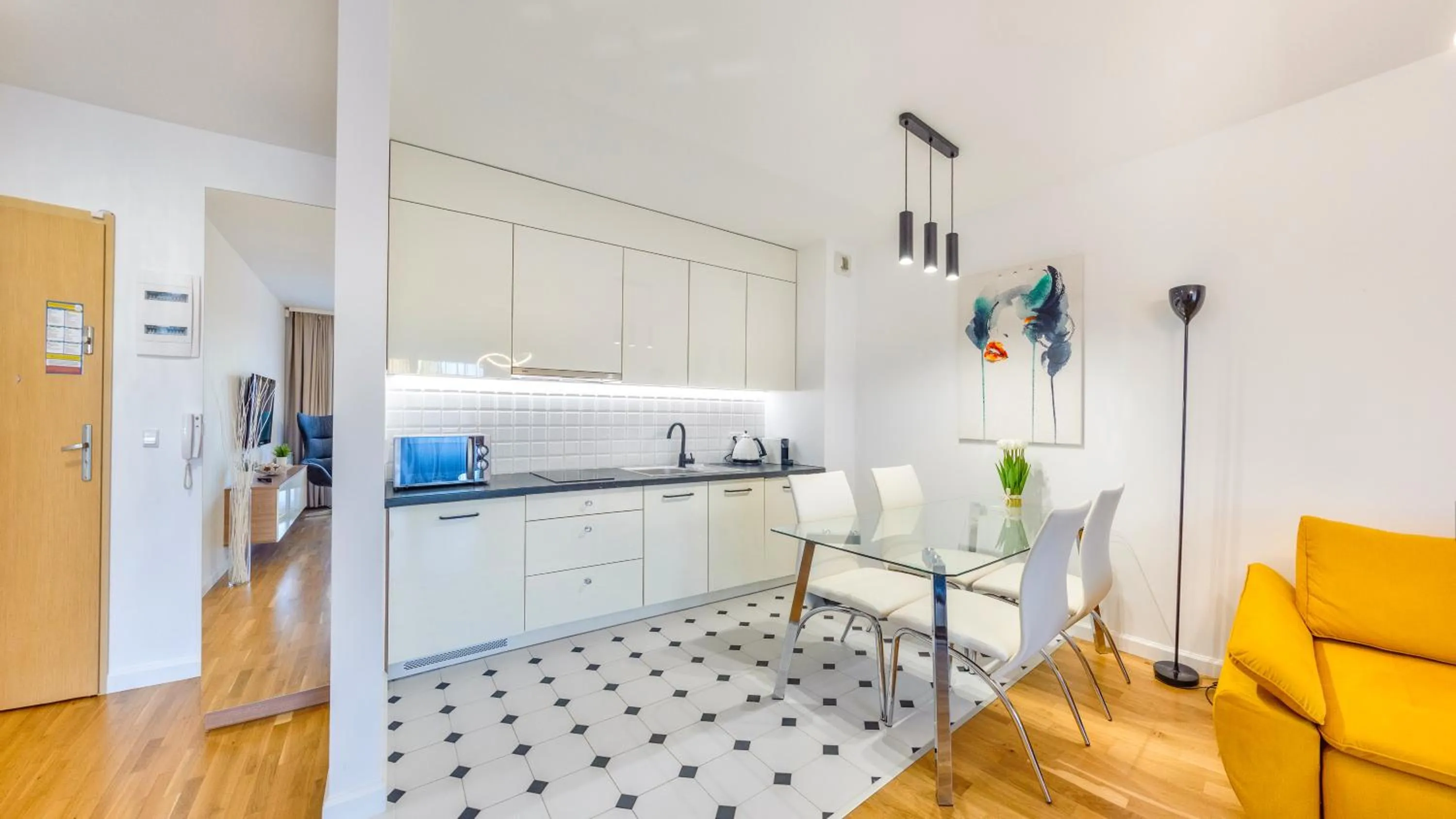 Kitchen or kitchenette in Na Klifie, Sun & Snow