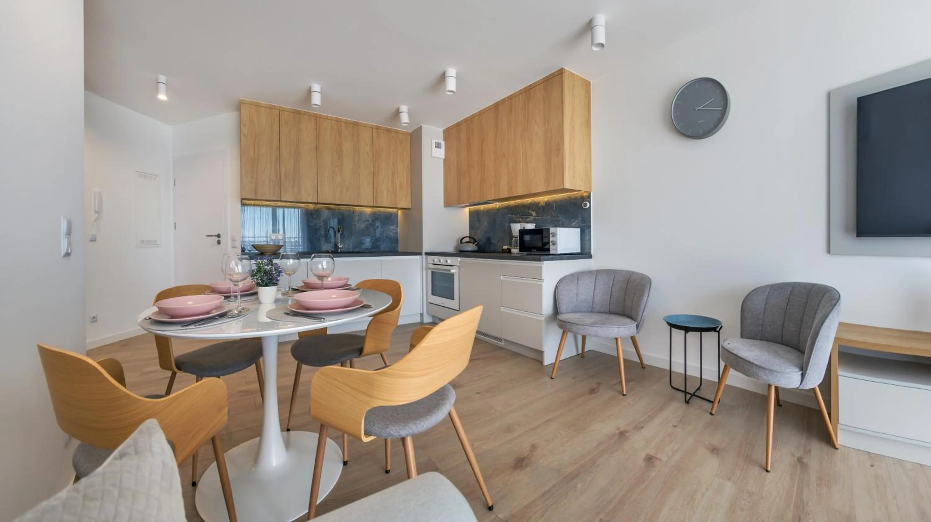 Kitchen or kitchenette in Na Klifie, Sun & Snow