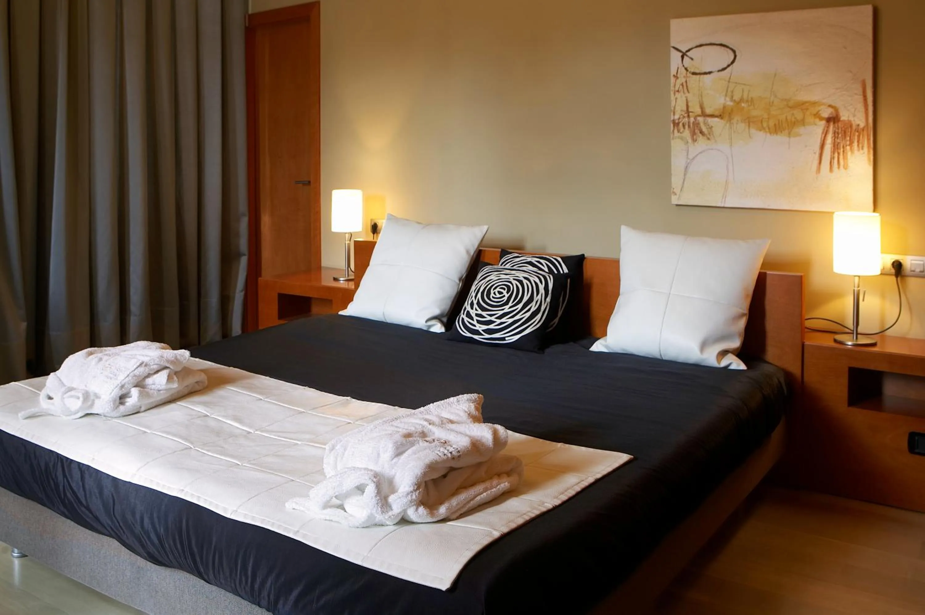 Bedroom, Bed in Hotel Sant Roc