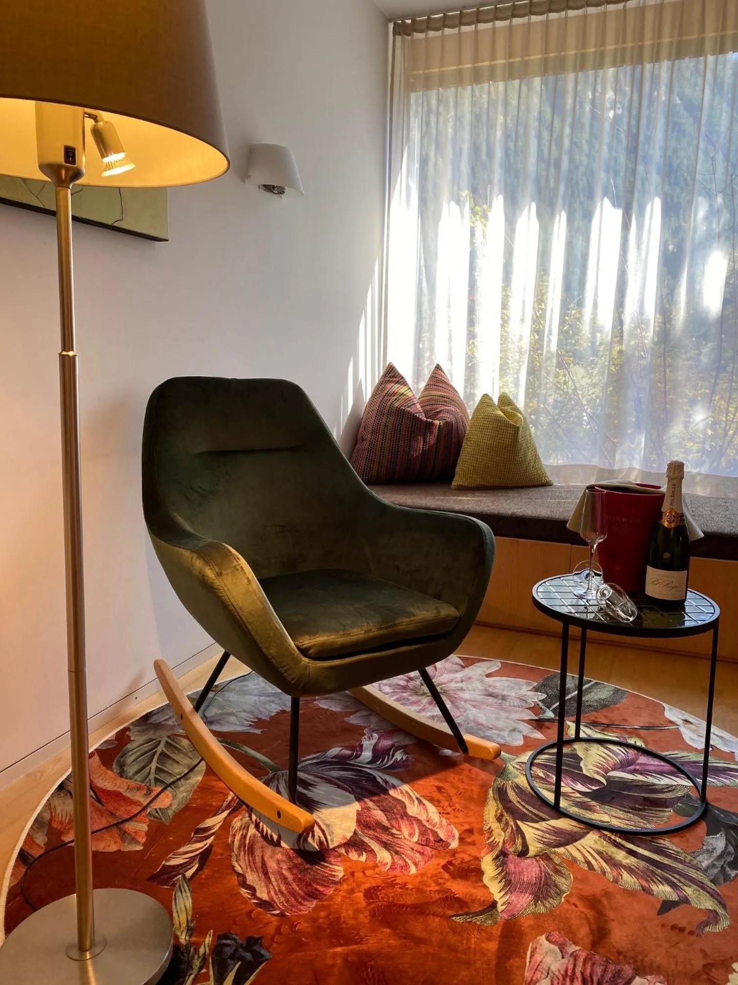 Living room in Bio-Hotel Saladina