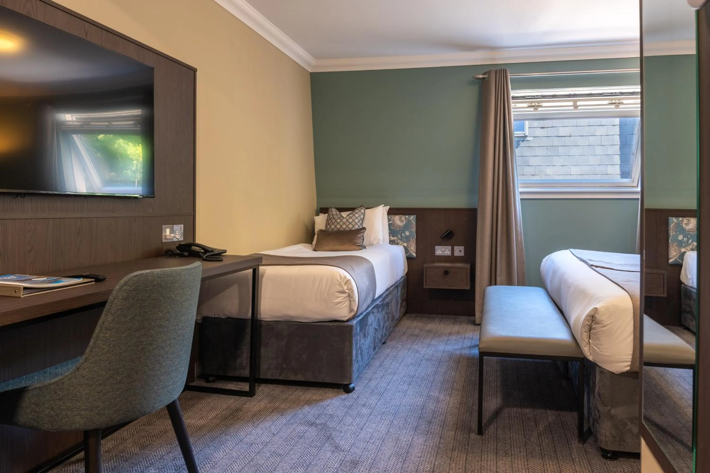 Bed in Nevis Bank Inn