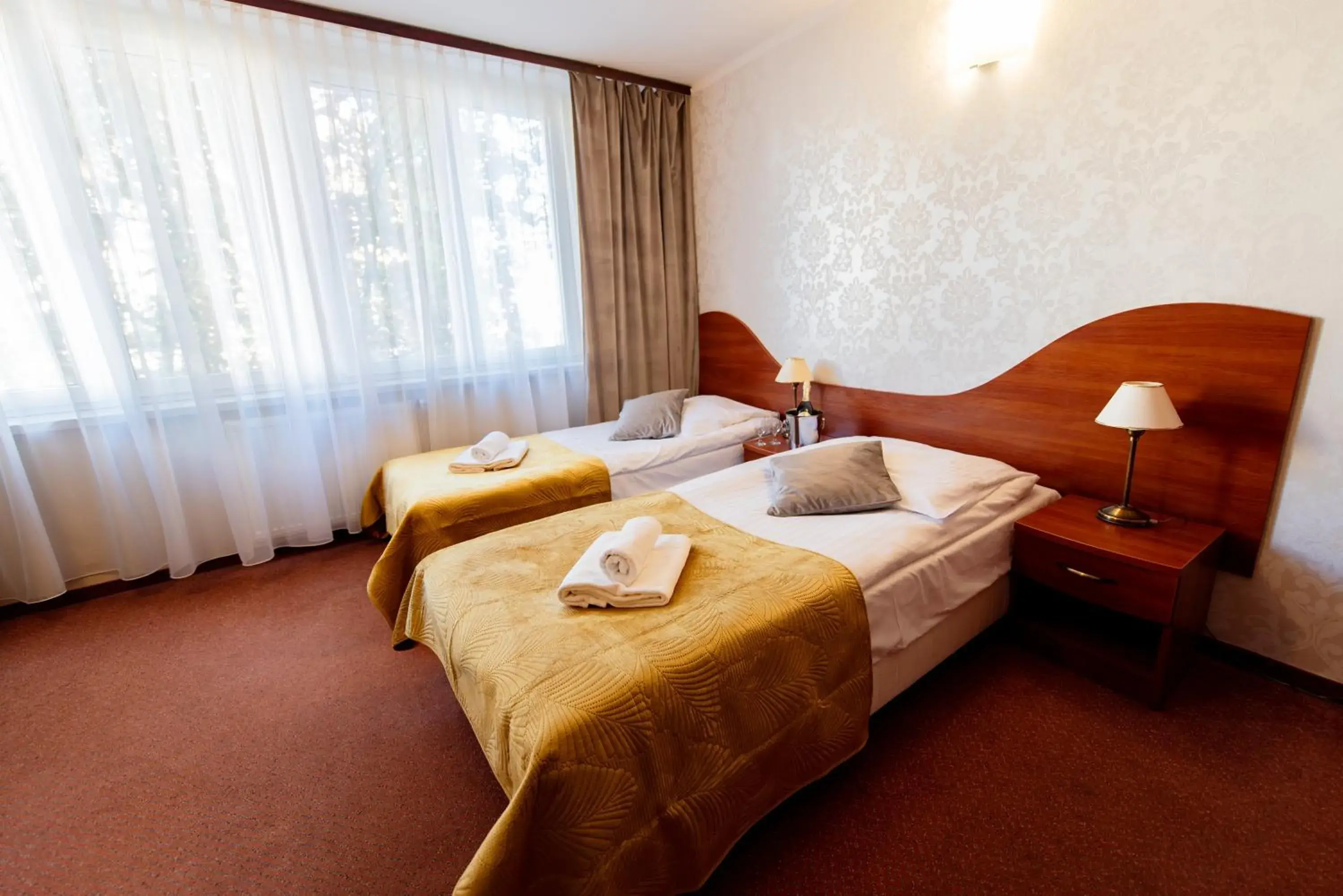 Bed in Hotel Grand Felix