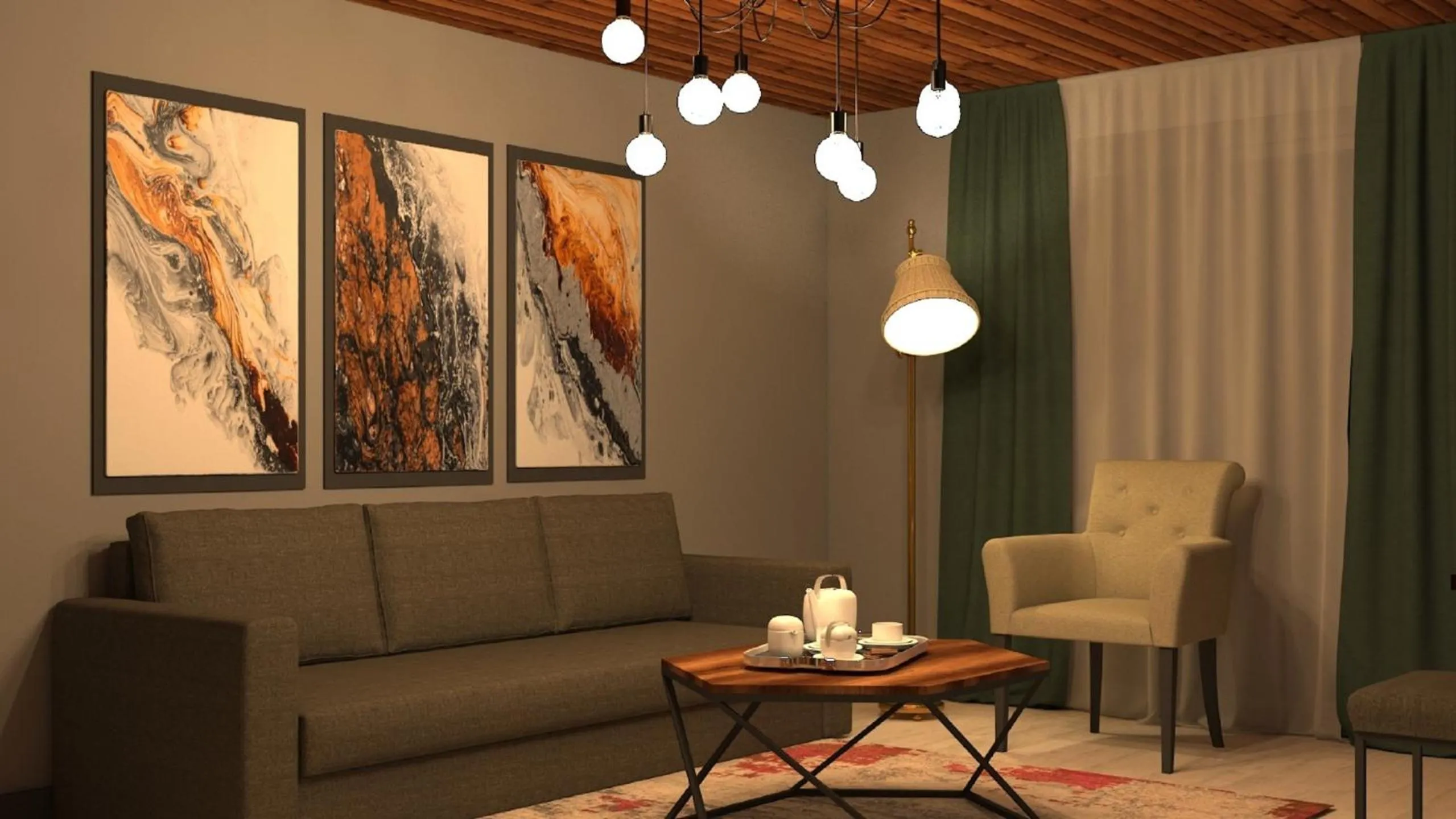 Living room in Royal Villa