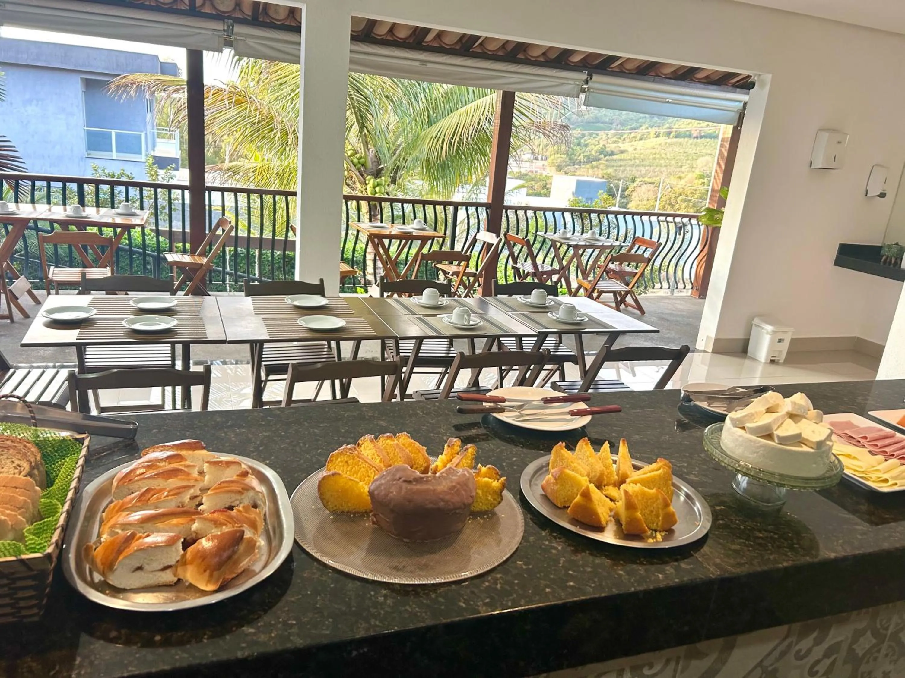 Breakfast in Pousada Rainha Dos Lagos