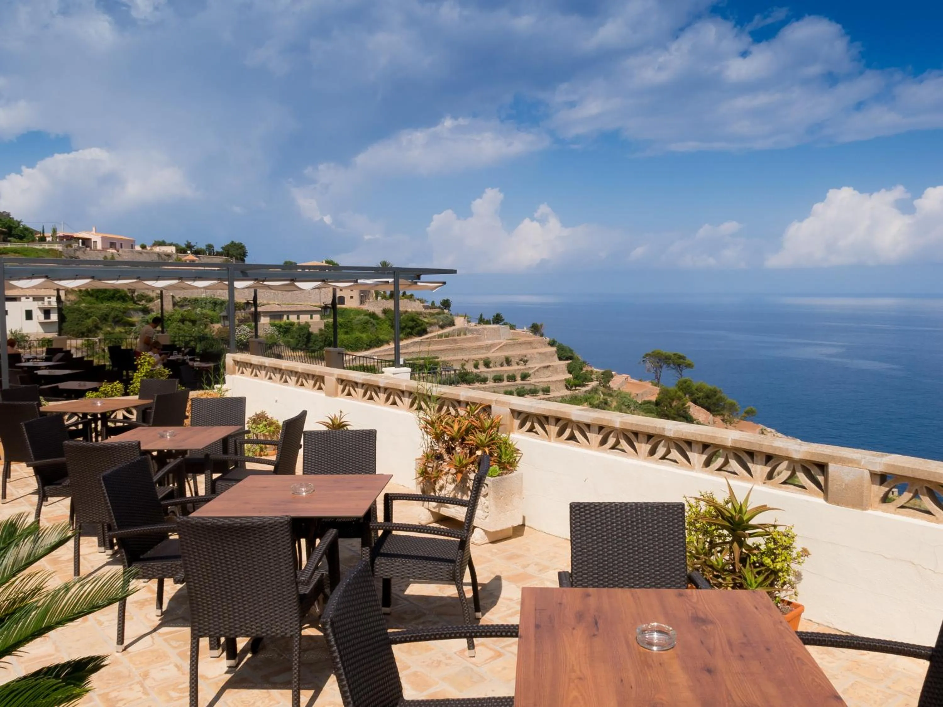 Patio in Hostal Sa Baronia