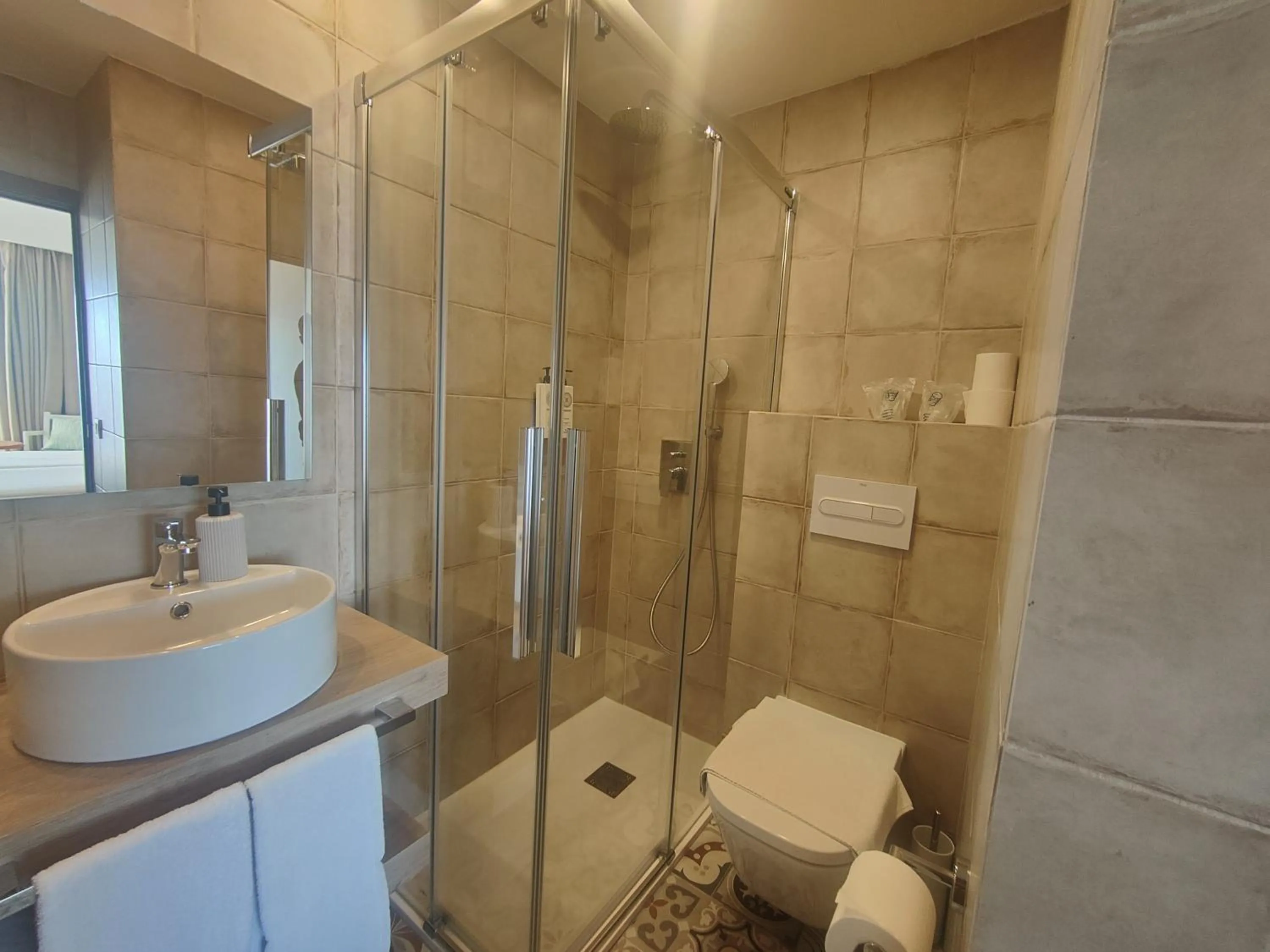 Bathroom in Hostal Sa Baronia